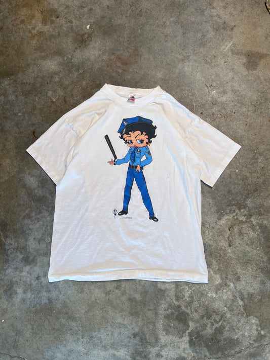 (XL) 1994 Betty Boop Cop Tee