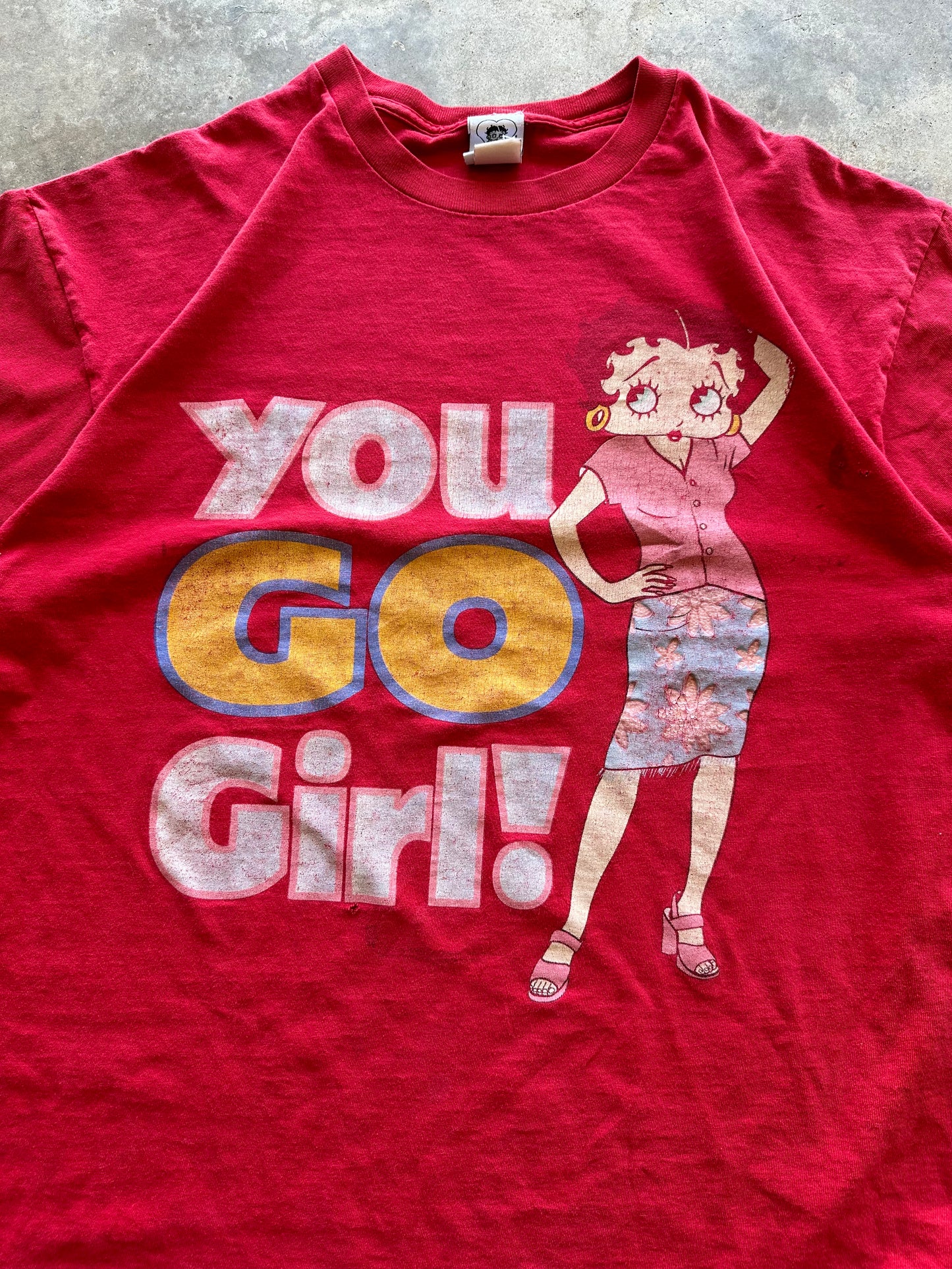 (XL) 00s Betty Boop 'You Go Girl' Tee