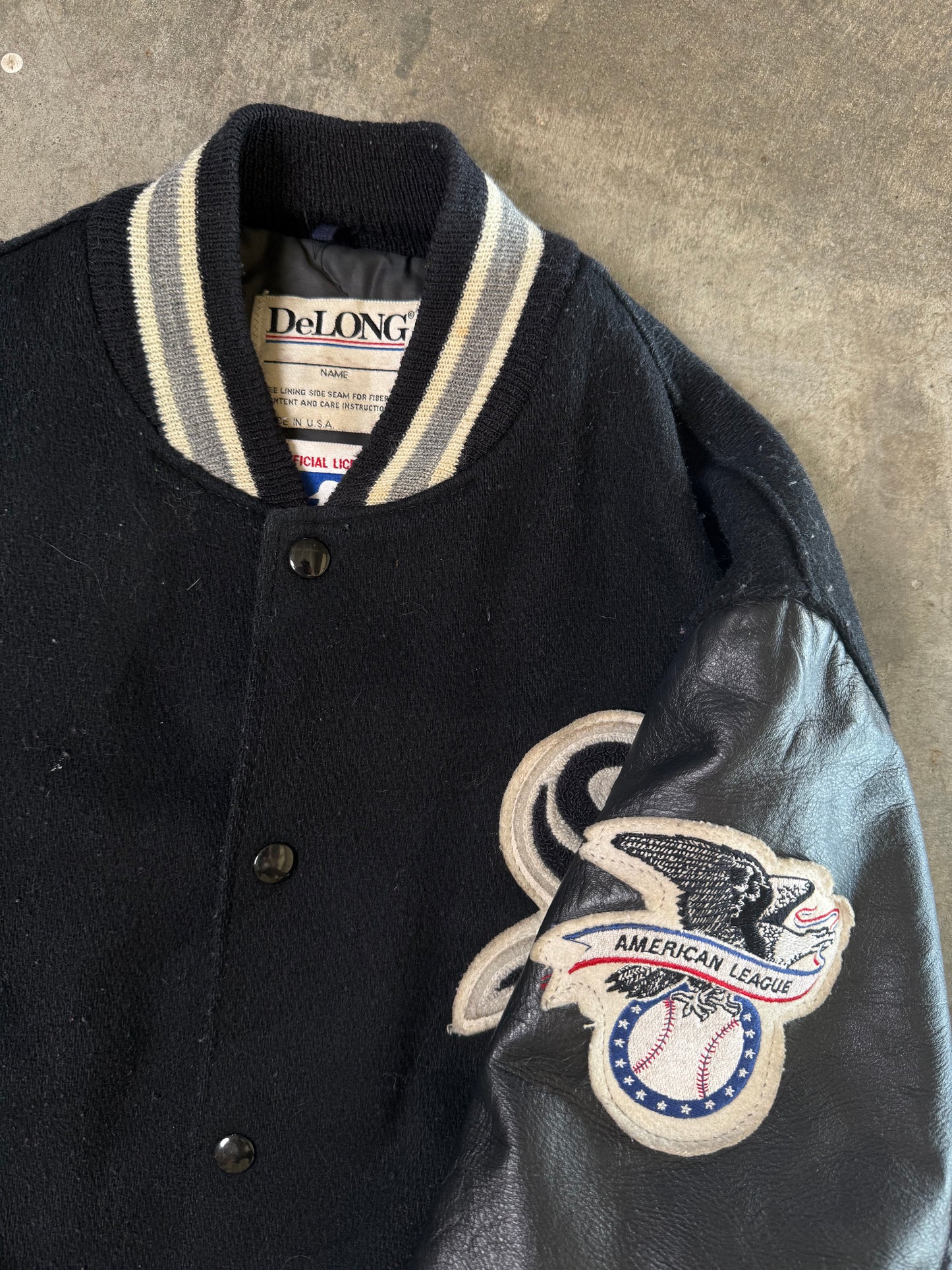 (L) Vintage White Sox Varsity Jacket