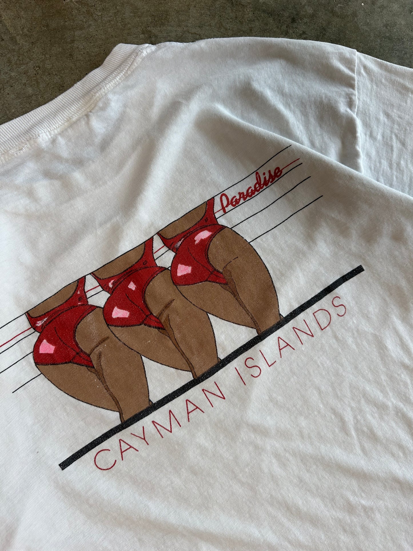 (XL) Vintage Cayman Islands Tee