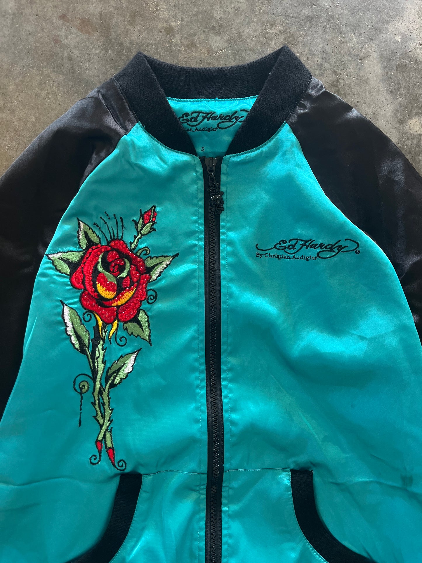 (S) 00s Ed Hardy Nylon Jacket