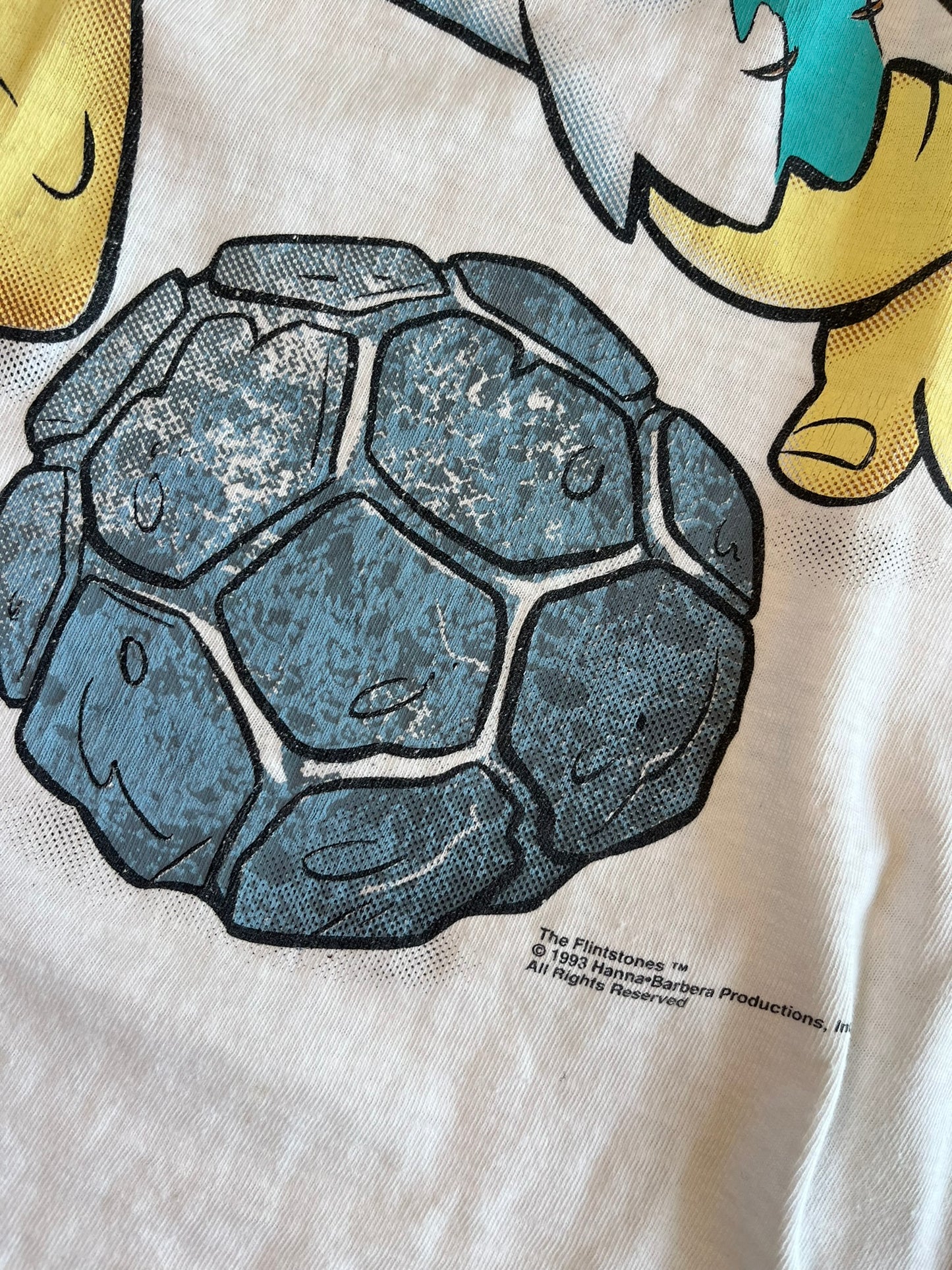 (L) 1993 Flintstones Soccer Tee