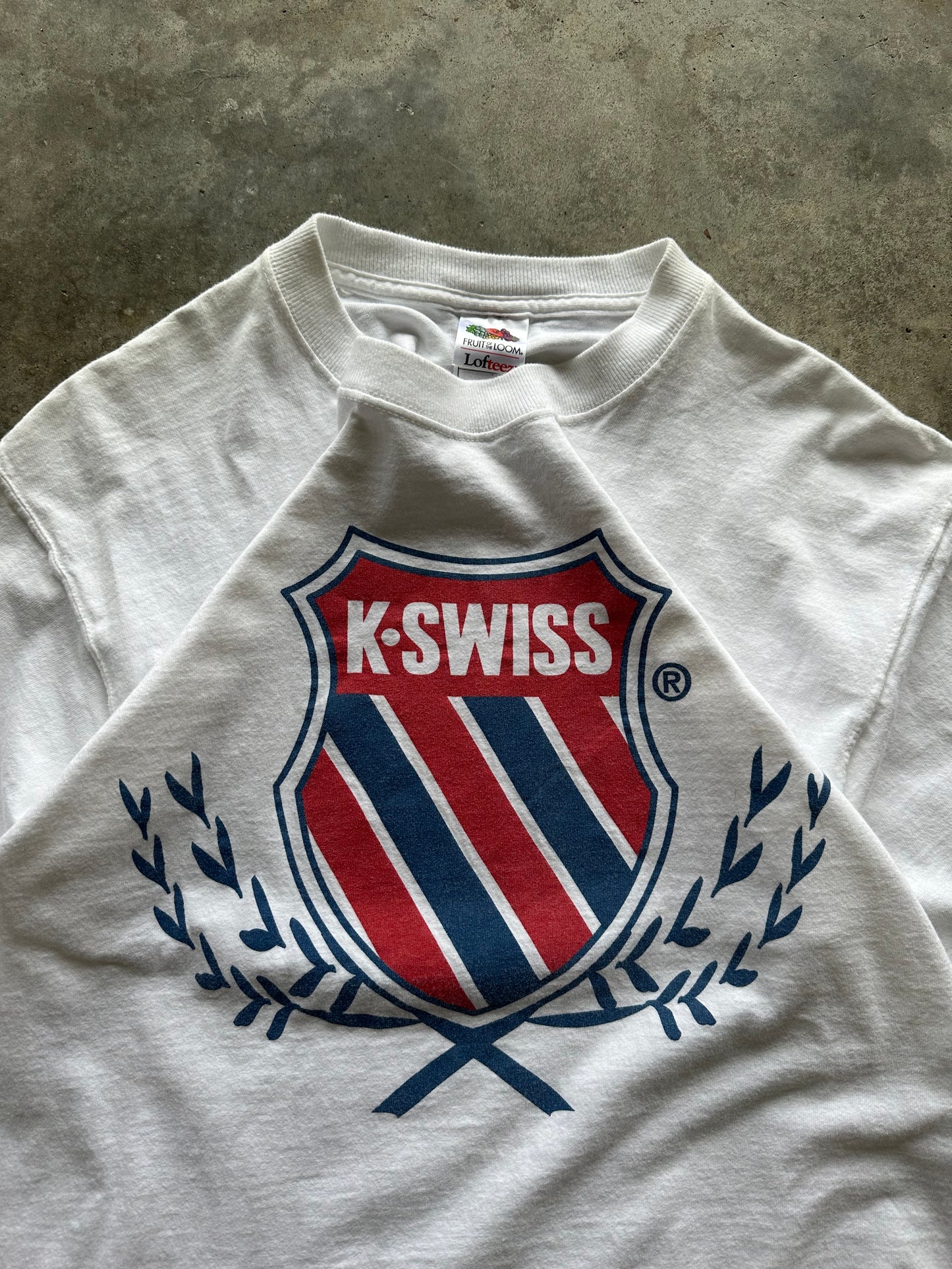 (L) Vintage K-Swiss Emblem Tee