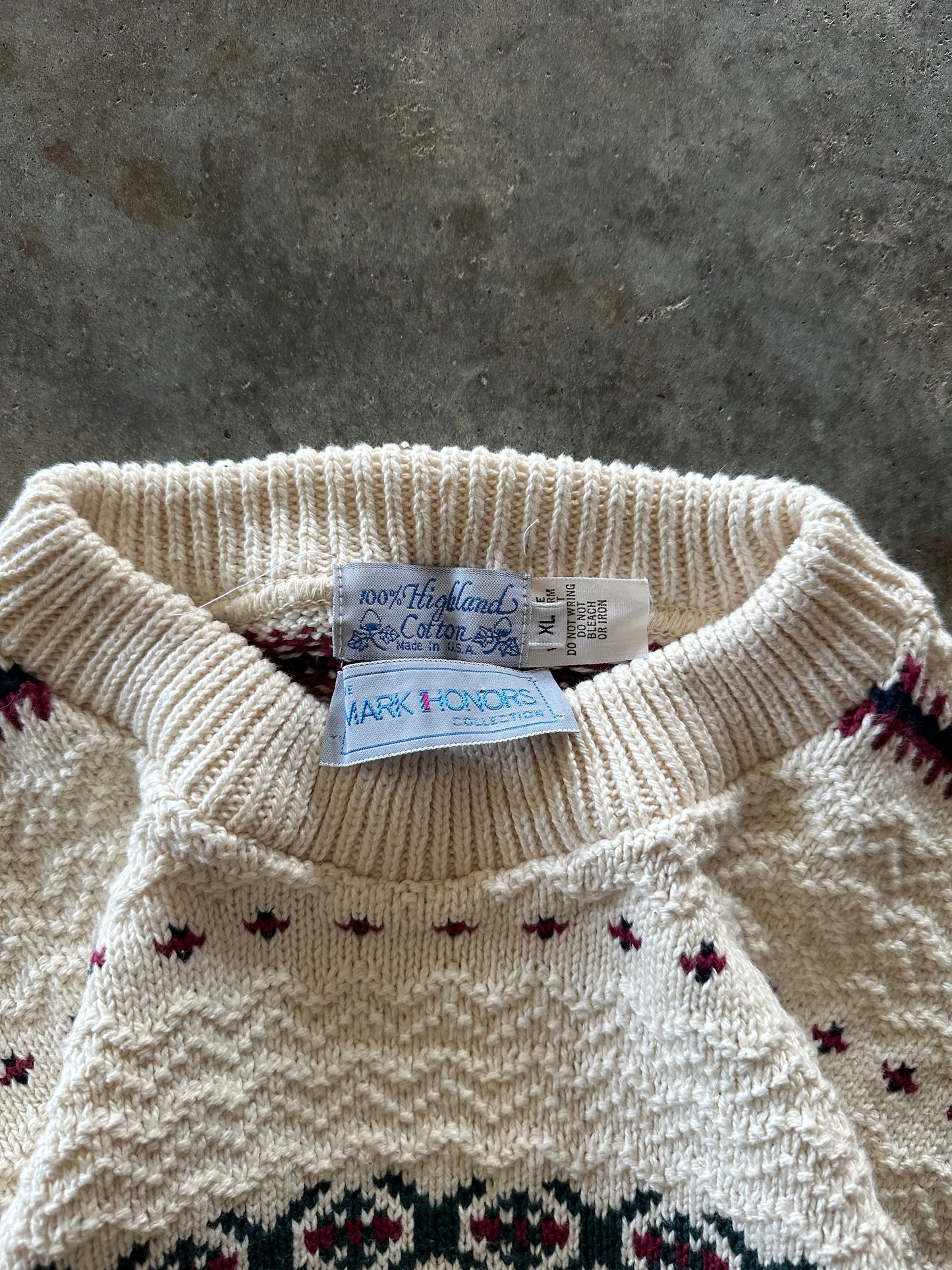 (XL) Vintage Heavy-Weight Sweater