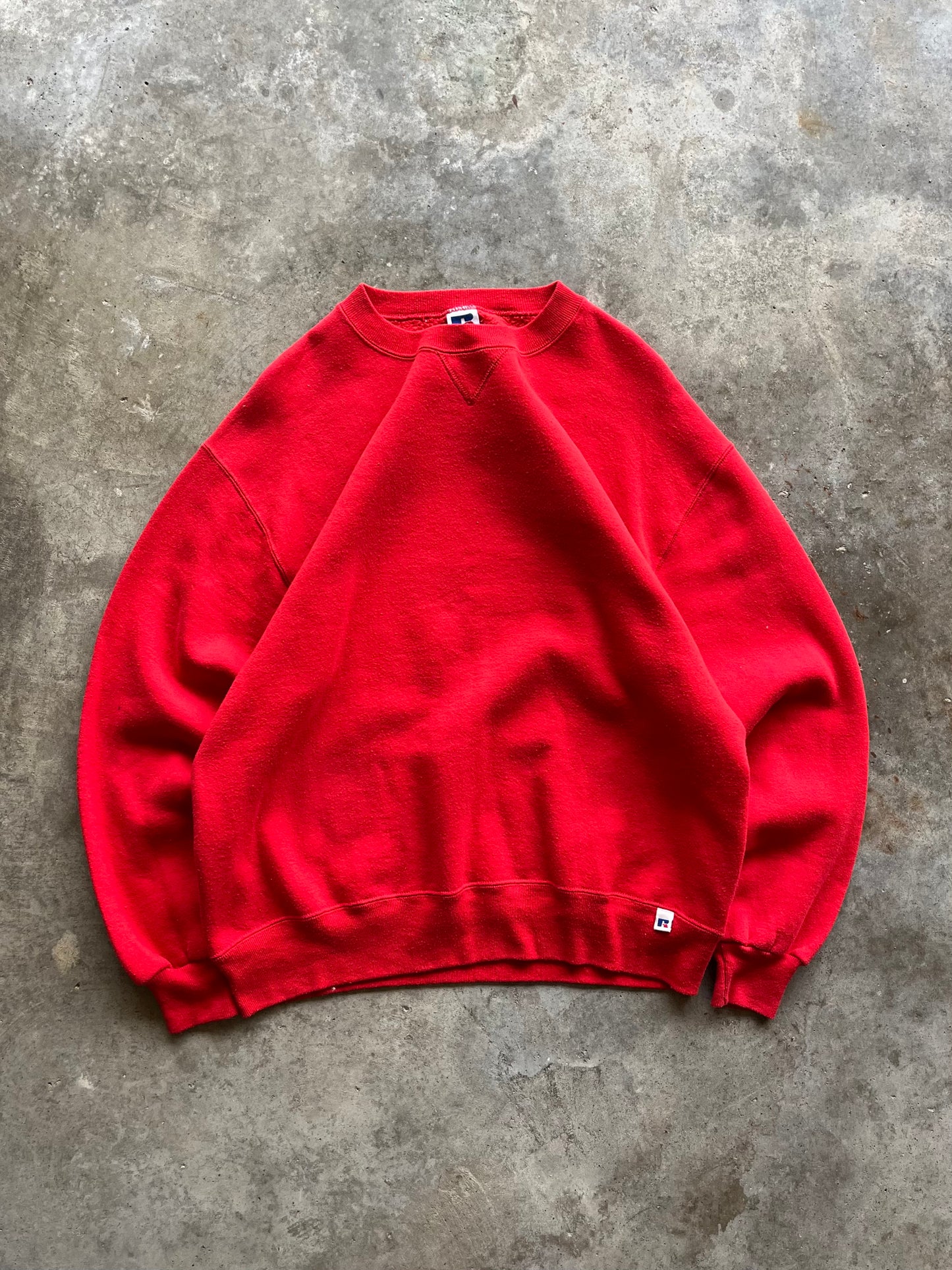 (XL) Vintage Red Russell Sweatshirt