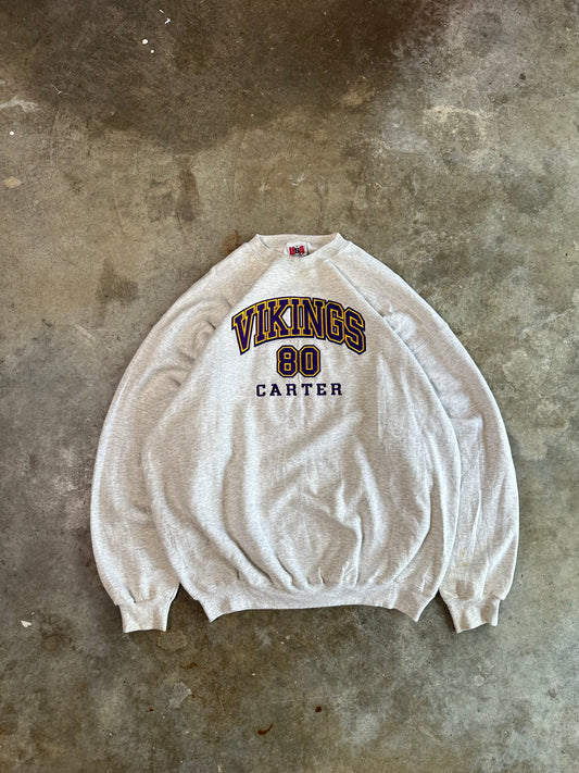 (XL) Vintage Vikings Carter Sweatshirt