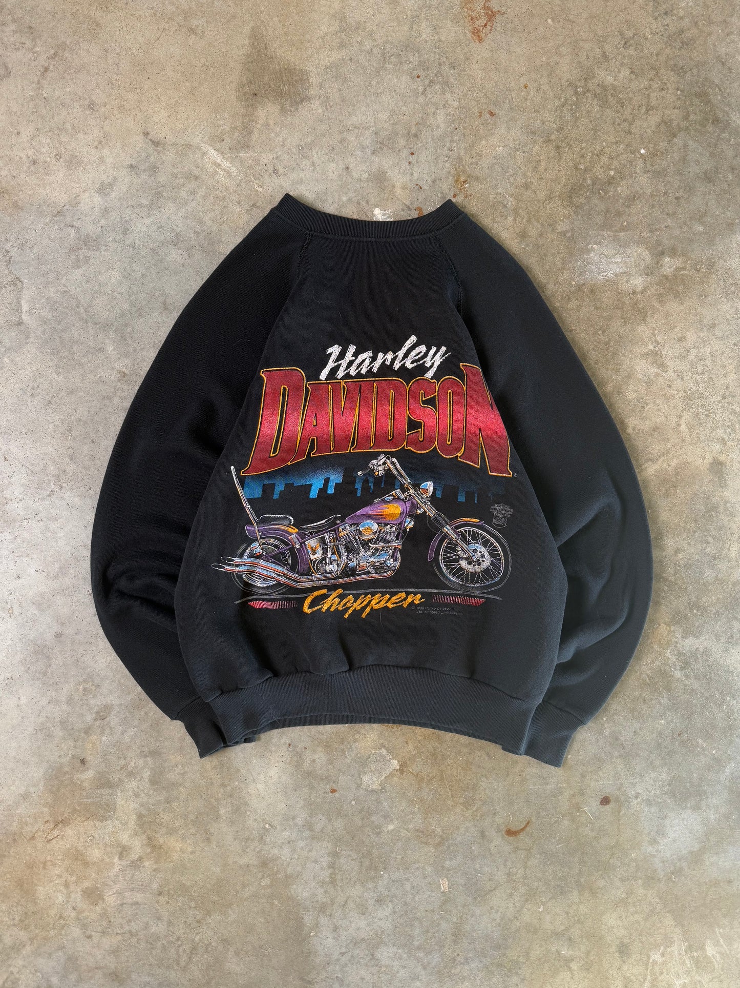 (S) 1986 Harley Davidson Sweatshirt