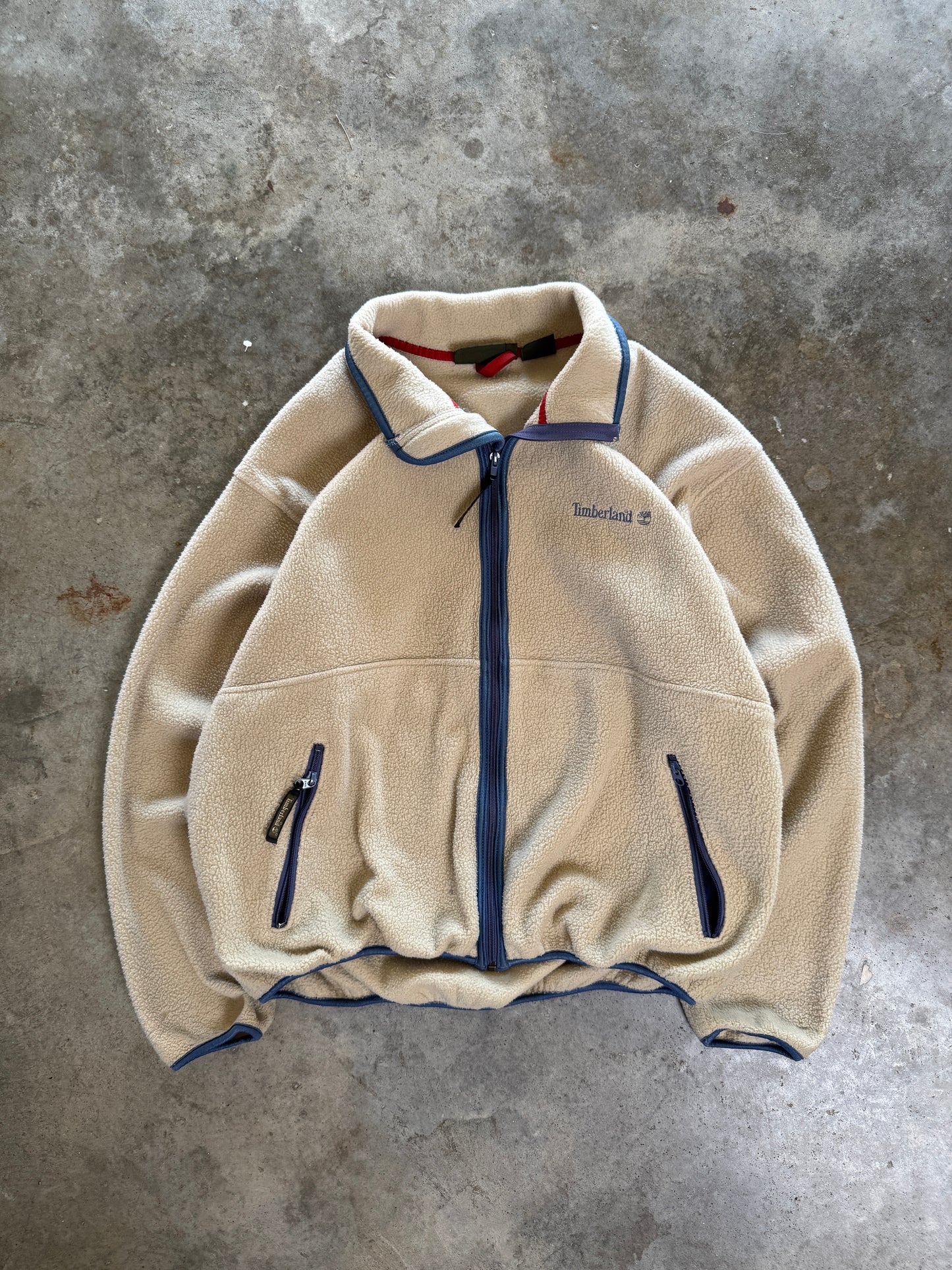 (L) Timberland Fleece Zip-Up