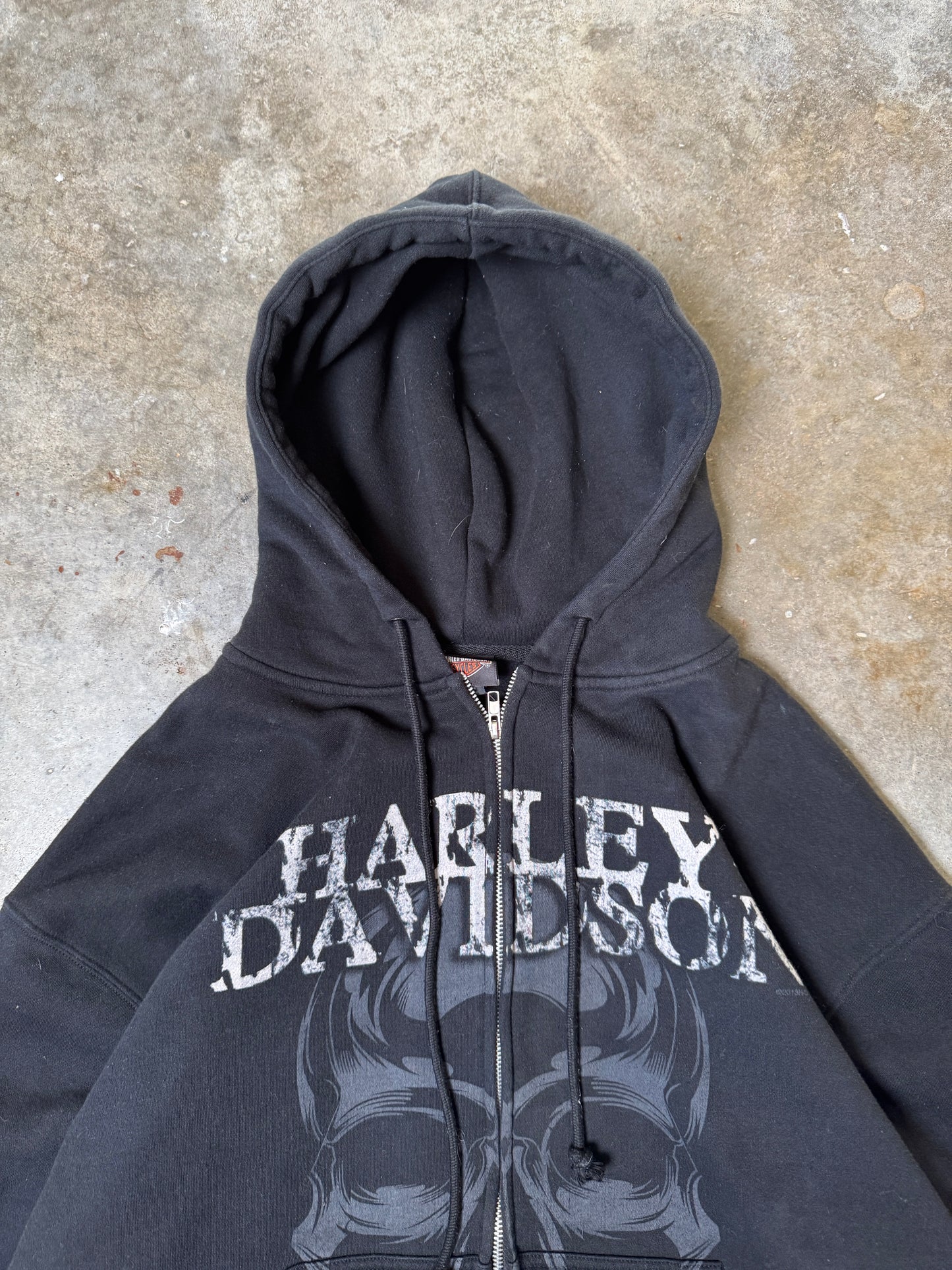 (XL) Harley Skull Jacket