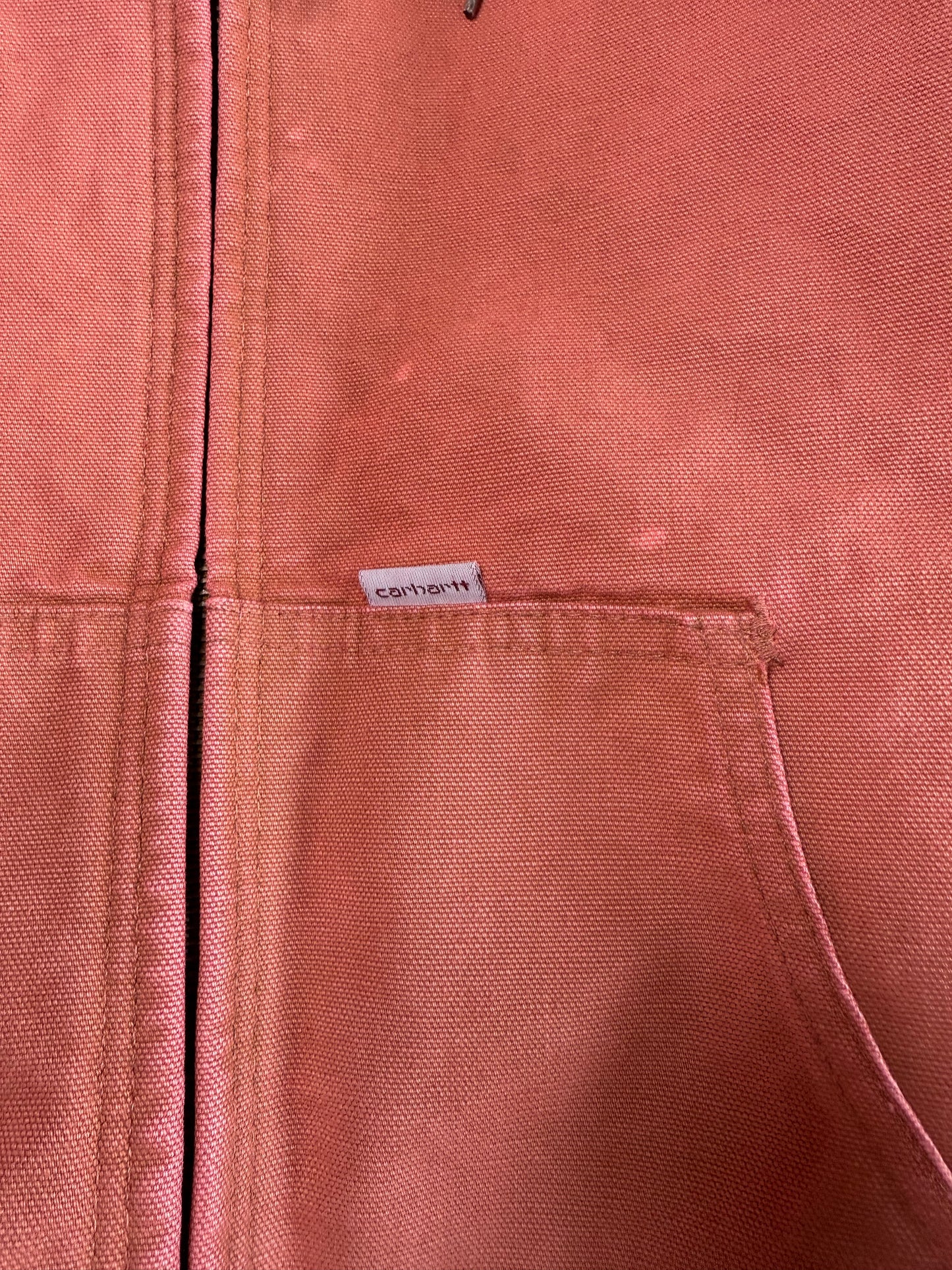 (M) Vintage Pink Carhartt Hooded Jacket