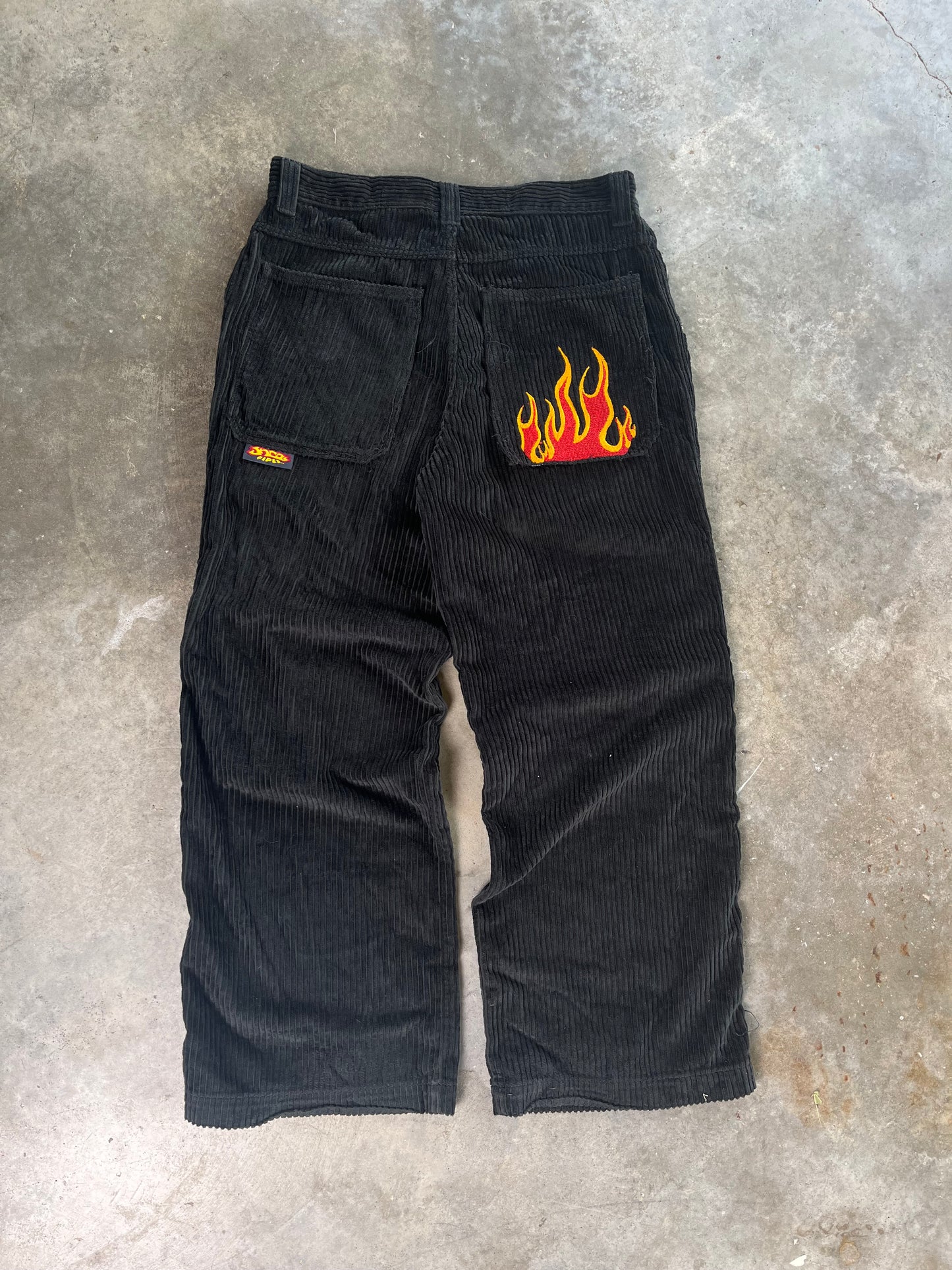 (36 x 32) JNCO Corduroy Flame Pants