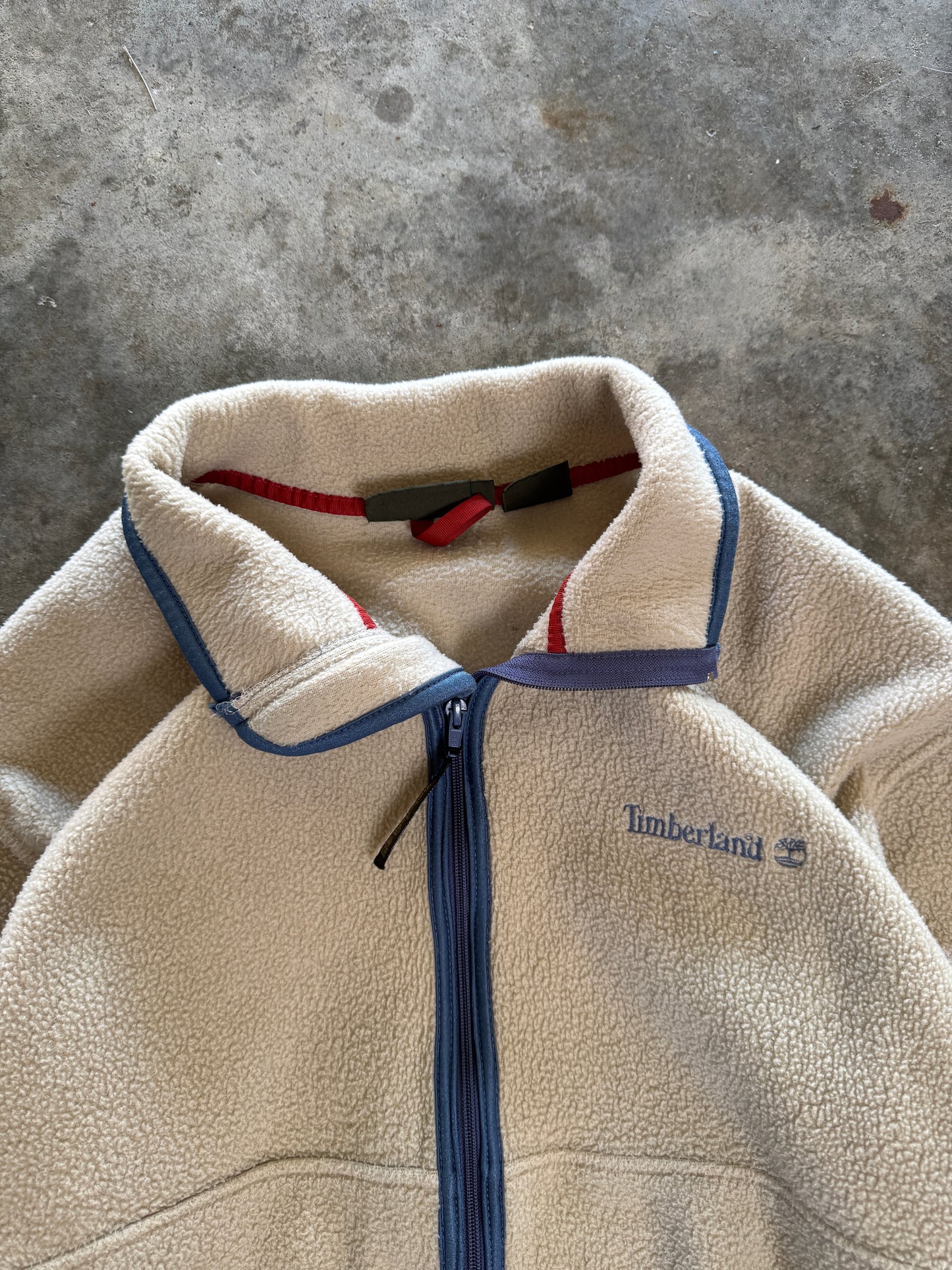 (L) Timberland Fleece Zip-Up