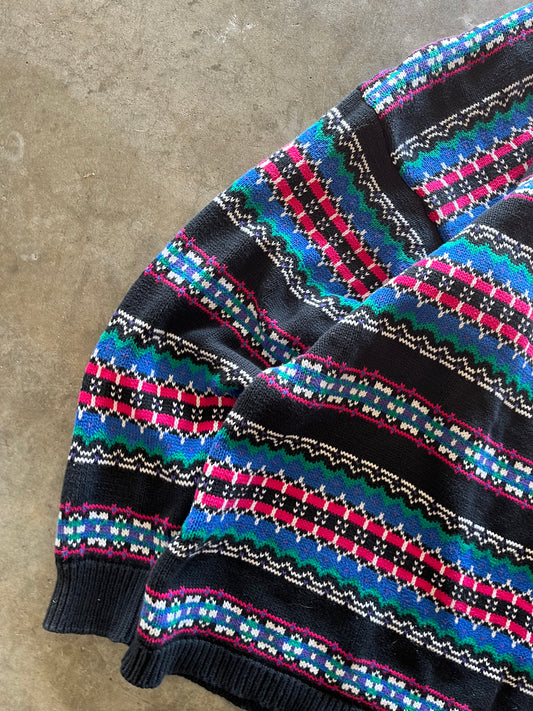 (M) Vintage Multi-Color Sweater