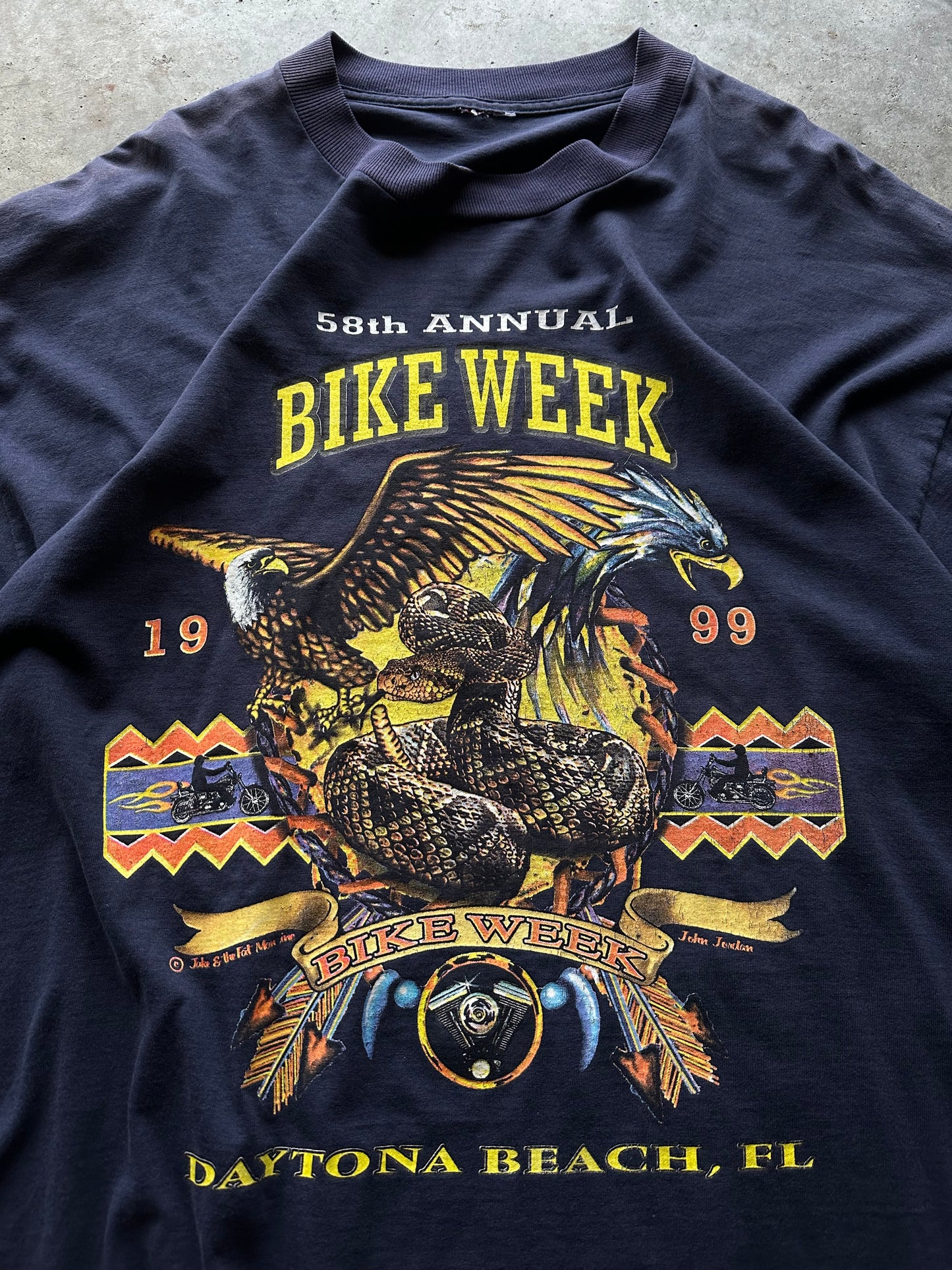 (XXL) 1999 Bike Week Tee