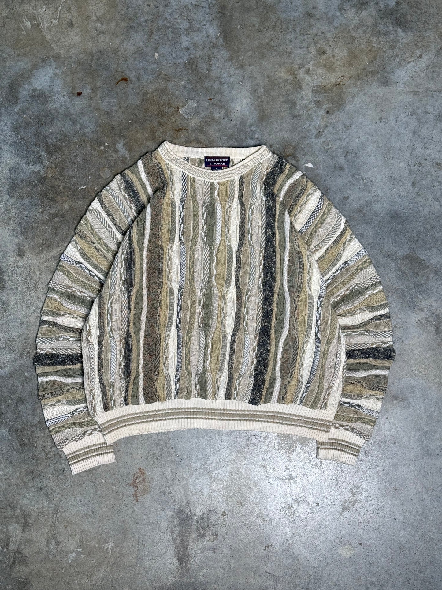 (XL) Vintage Coogi-Like Sweater