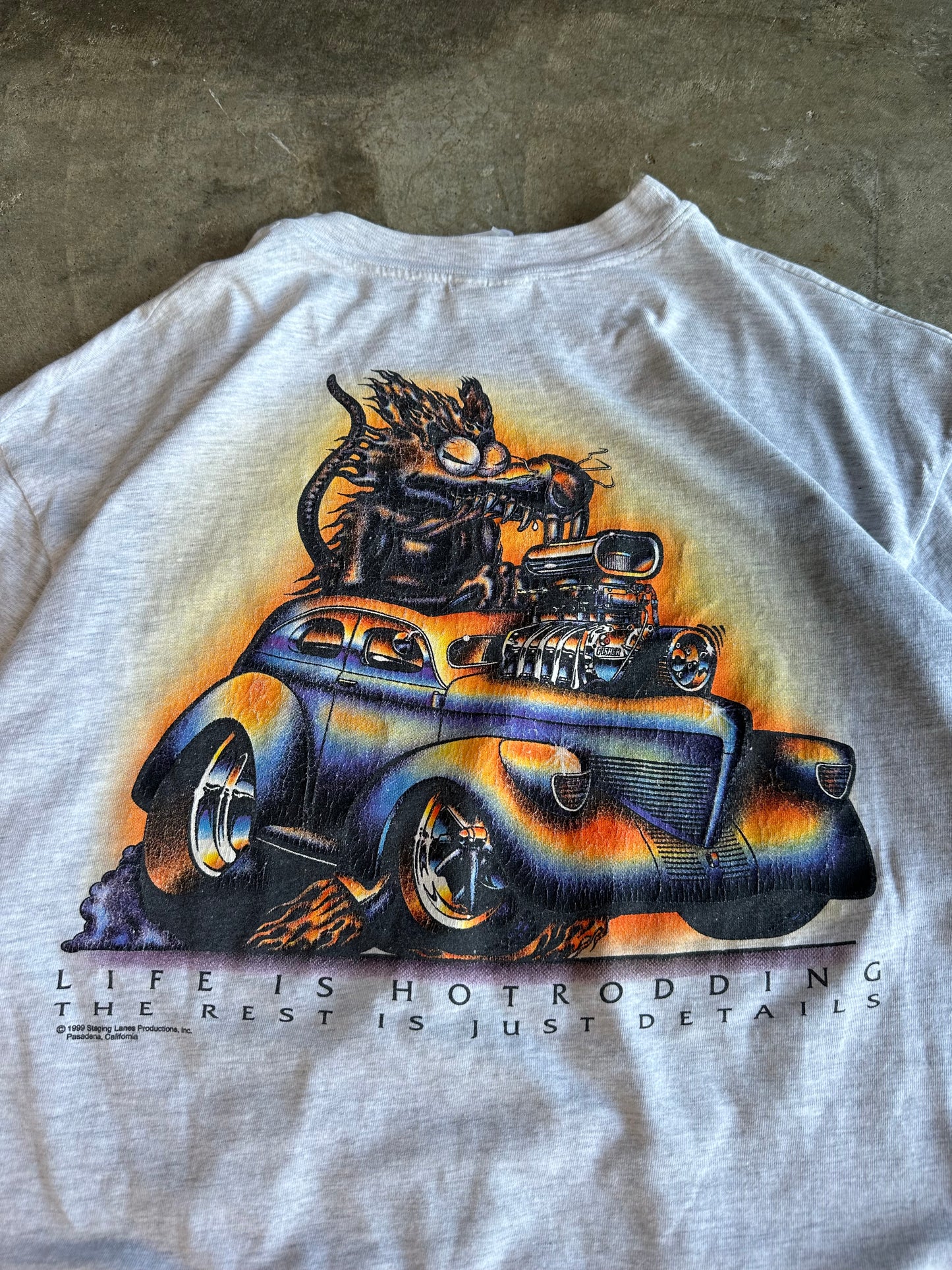 (L) Vintage 90s Hot Rod Tee