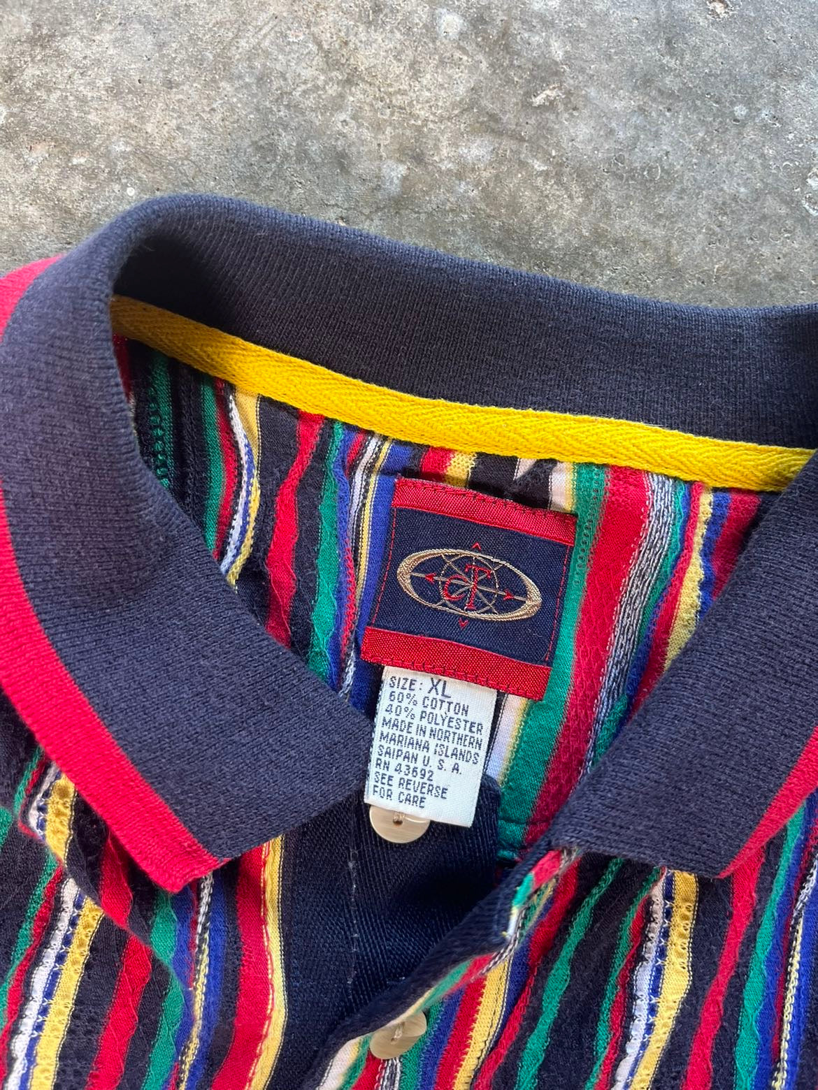 (XL) Vintage Coogi-Like Polo