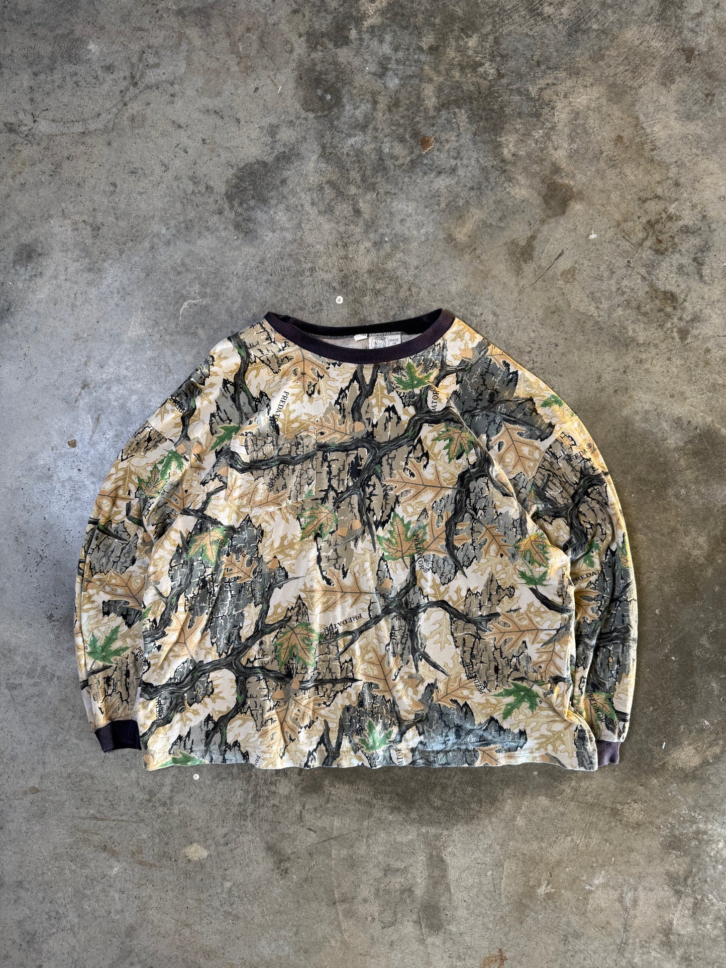 (XXL) Vintage Camo Longsleeve