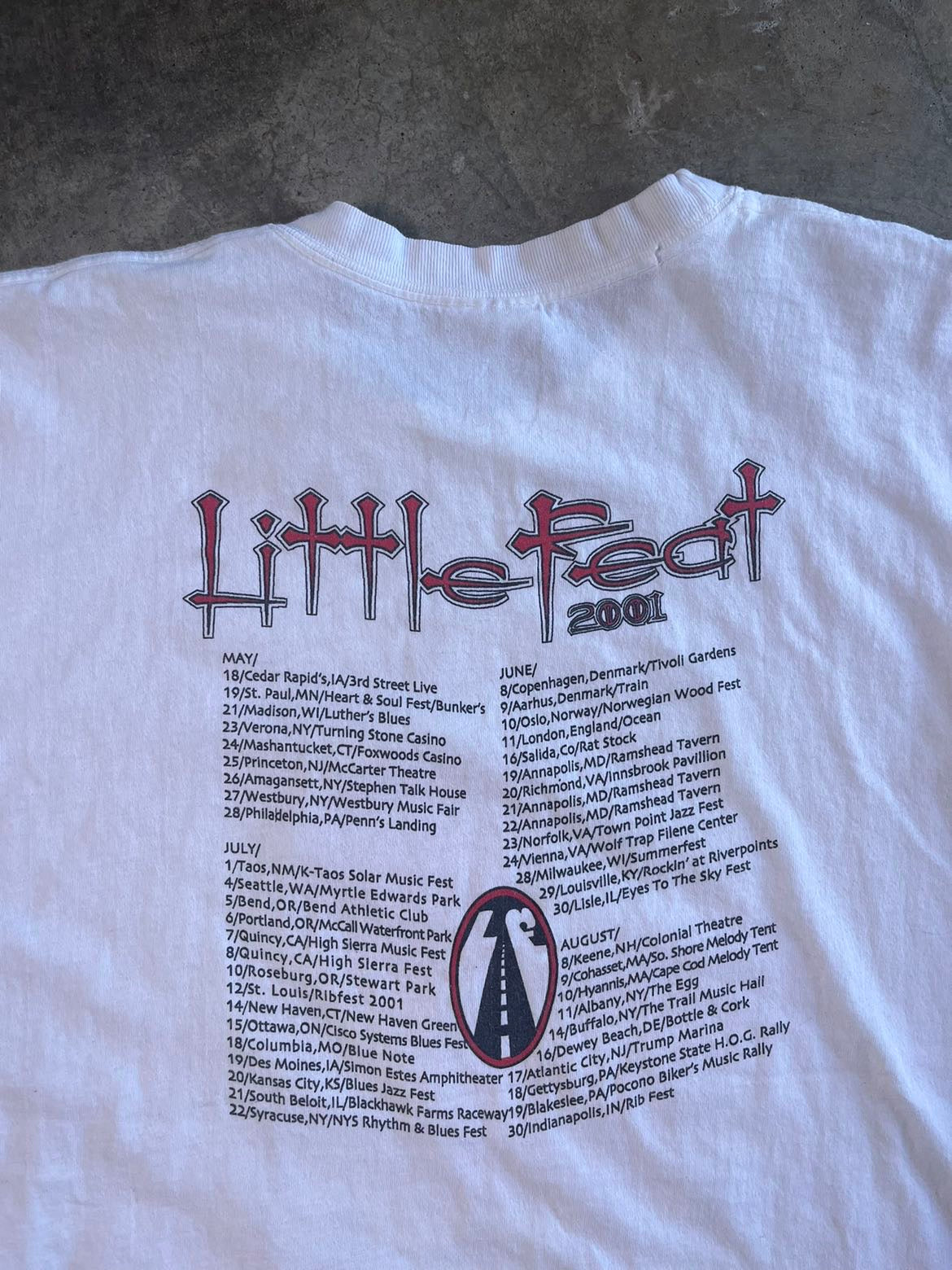 (XL) 2001 Little Feat Band Tee