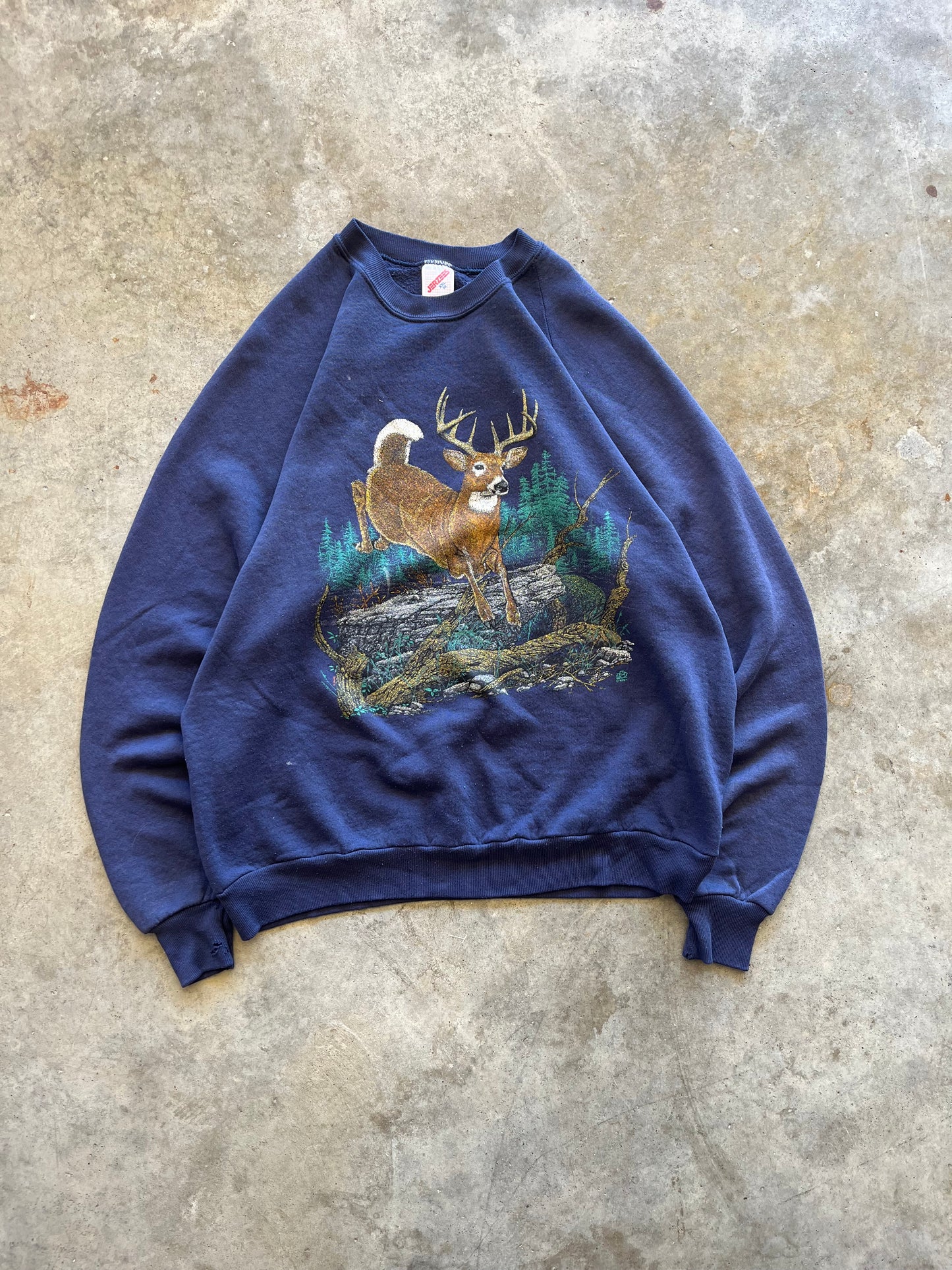 (XXL) Vintage Deer Sweatshirt