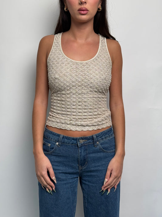 (S) 00s Laced Tank-Top