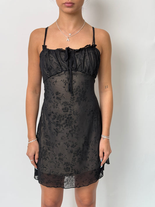 (SIZE) 00s Laced Mesh Dress