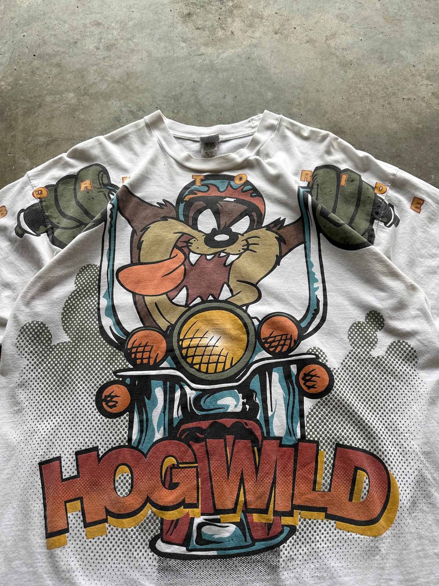 (XL) Taz "Hog Wild" AOP Tee