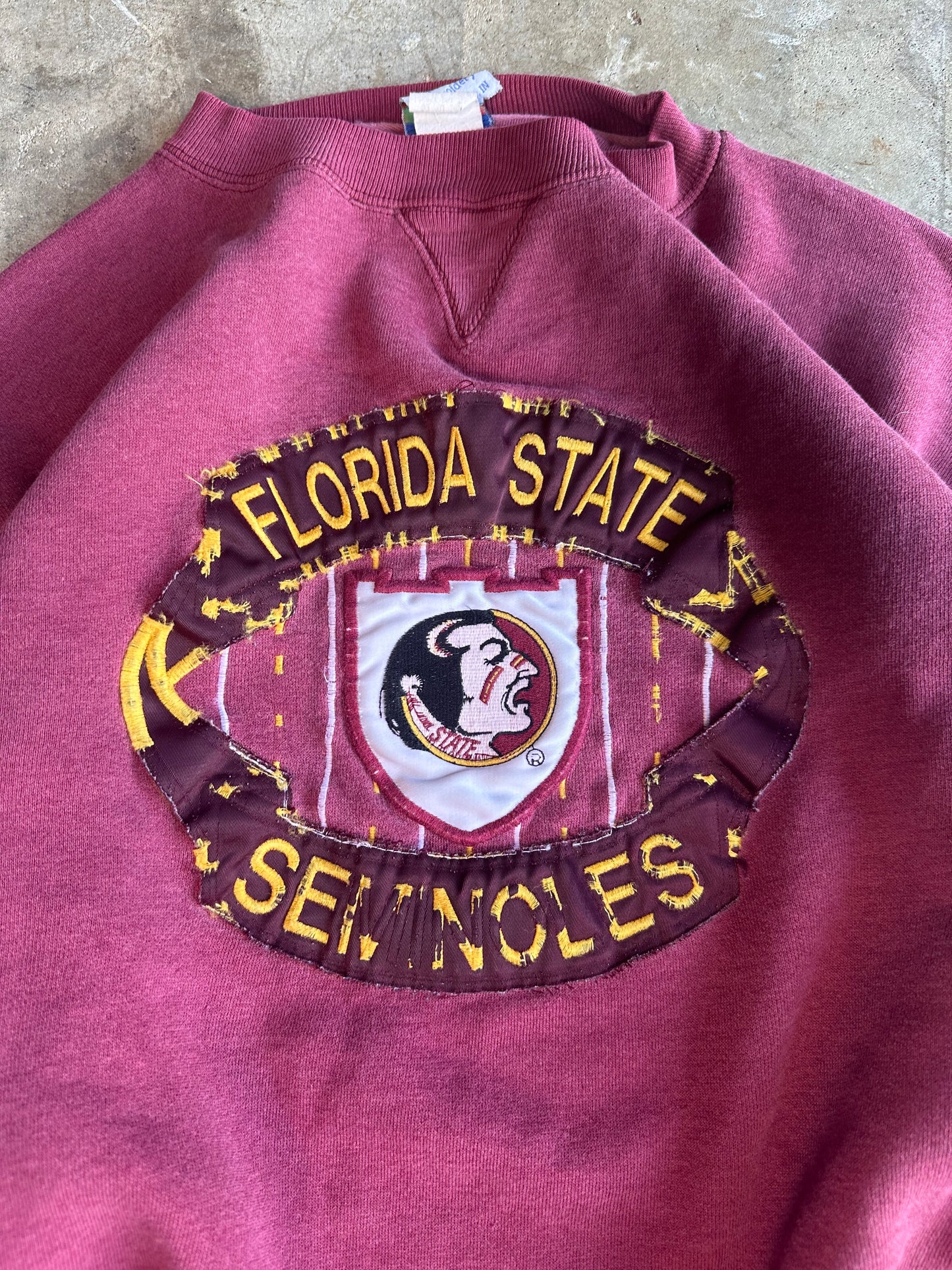 (L) Vintage 90s Florida State Thrashed Sweatshirt