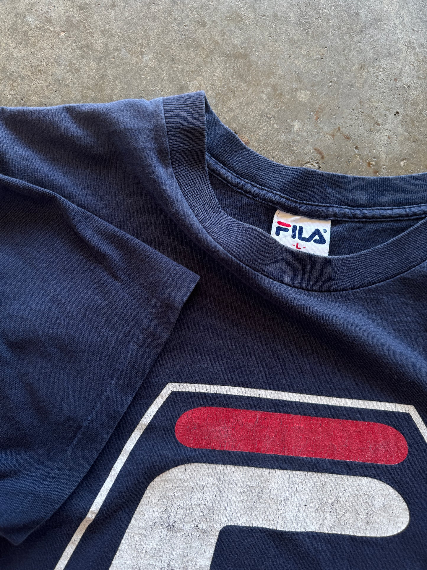 (L) Vintage FILA Tee