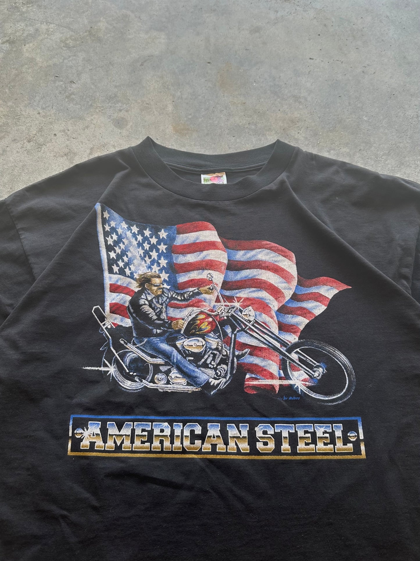 (XL) Vintage 90s American Steel Tee