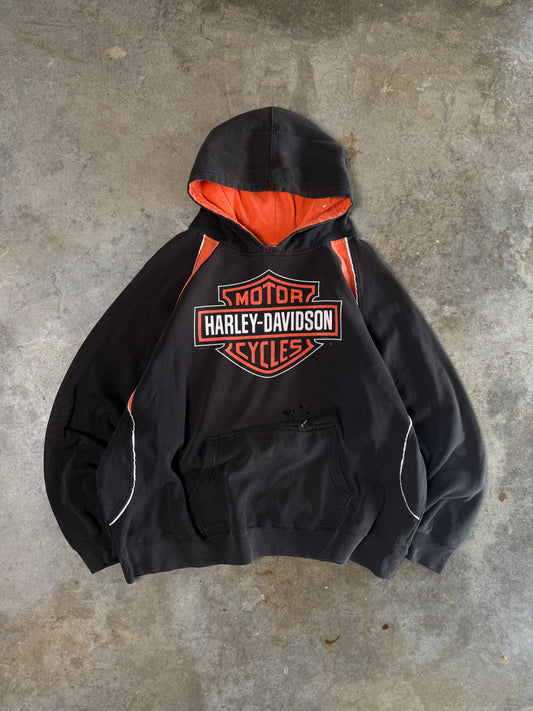 (XL) 00s Harley Hoodie