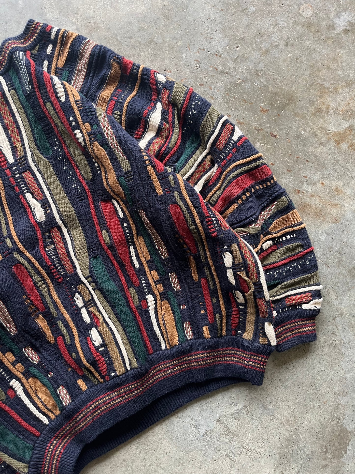 (L) Vintage Coogi-Like Sweater