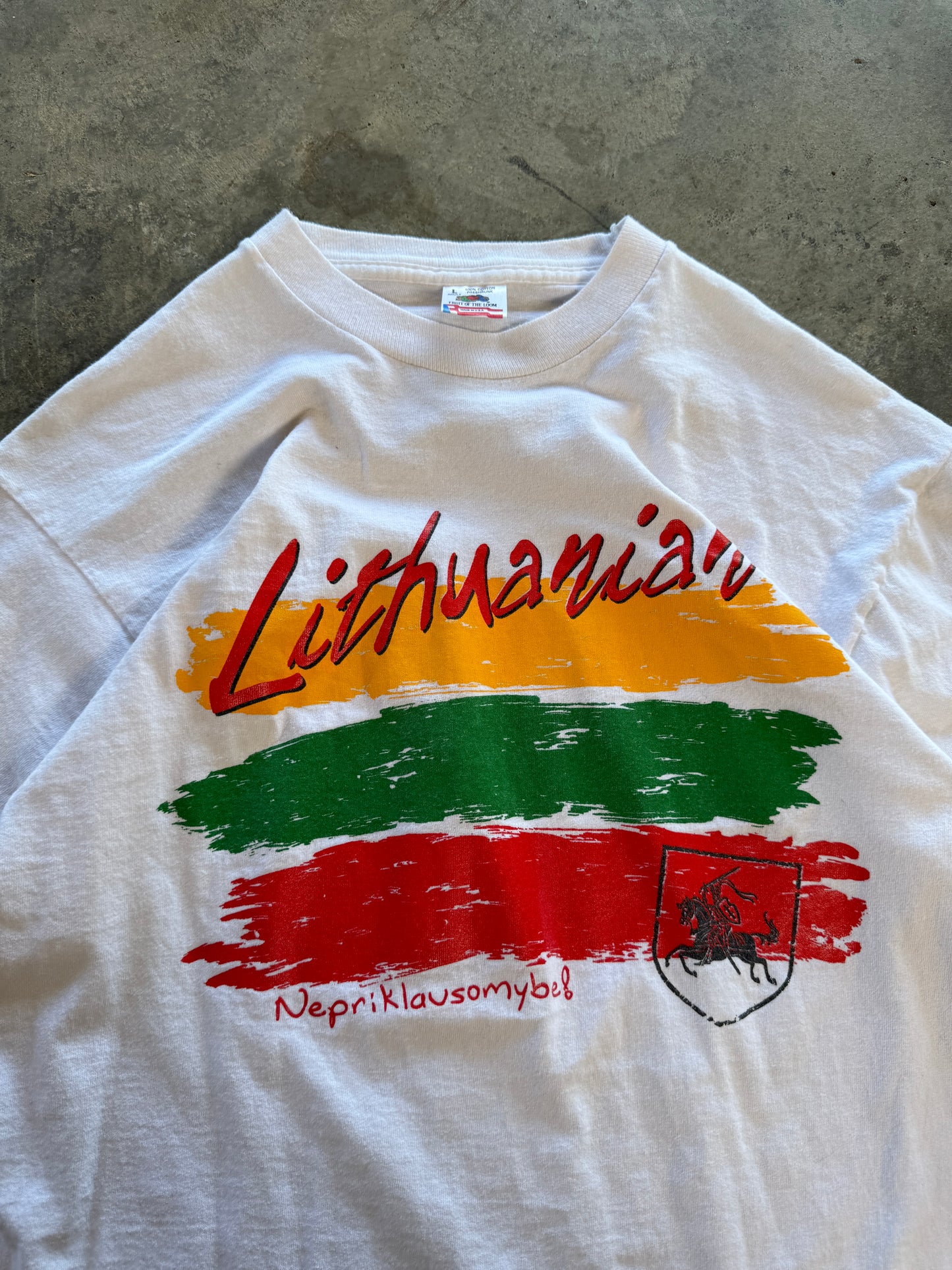 (L) Vintage Lithuania Tee