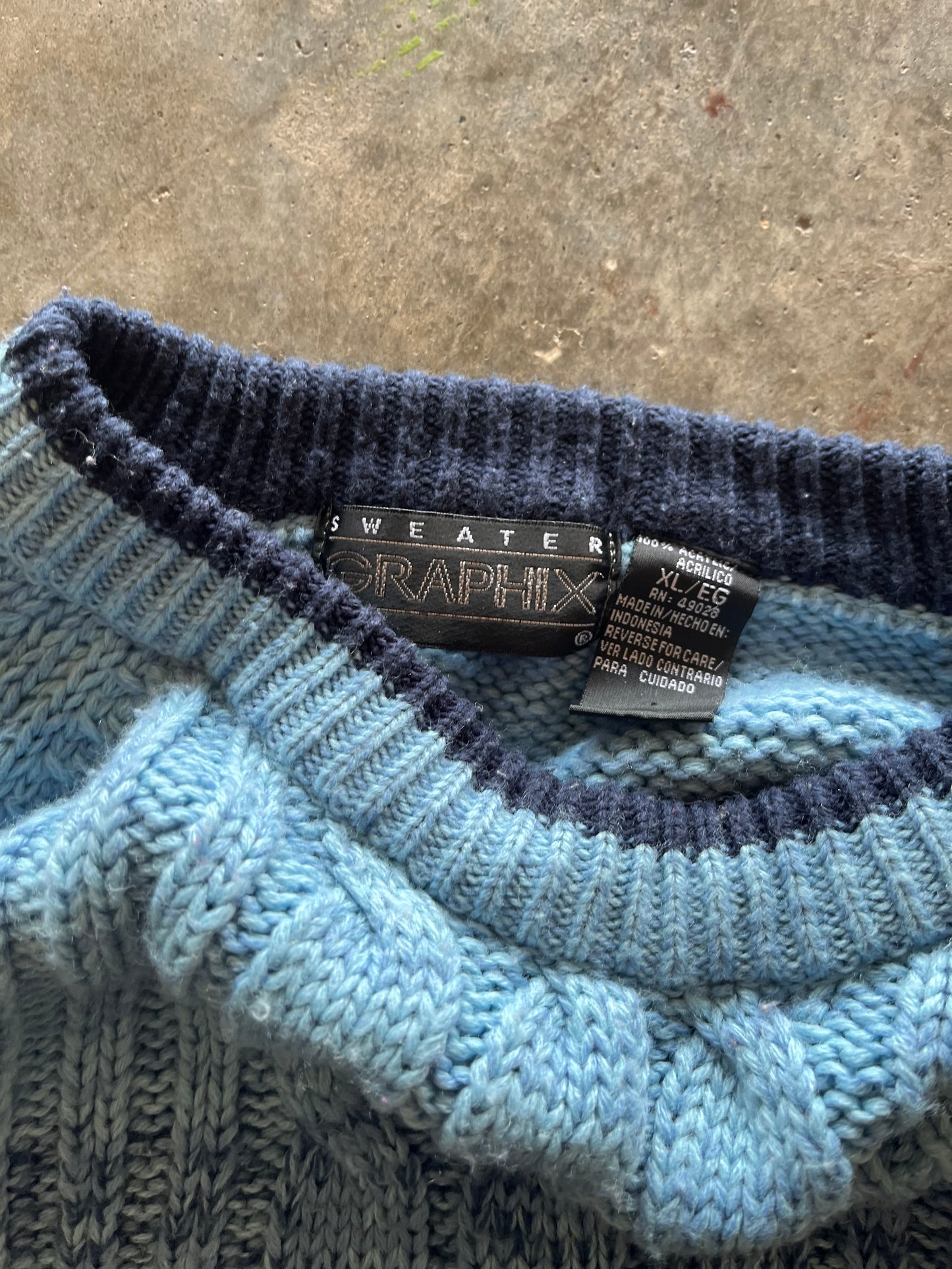 (XL) Vintage Knit Sweater