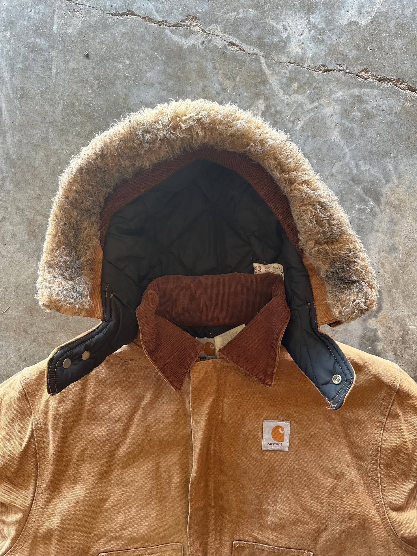 (L) Vintage Carhartt Jacket w/ Hood