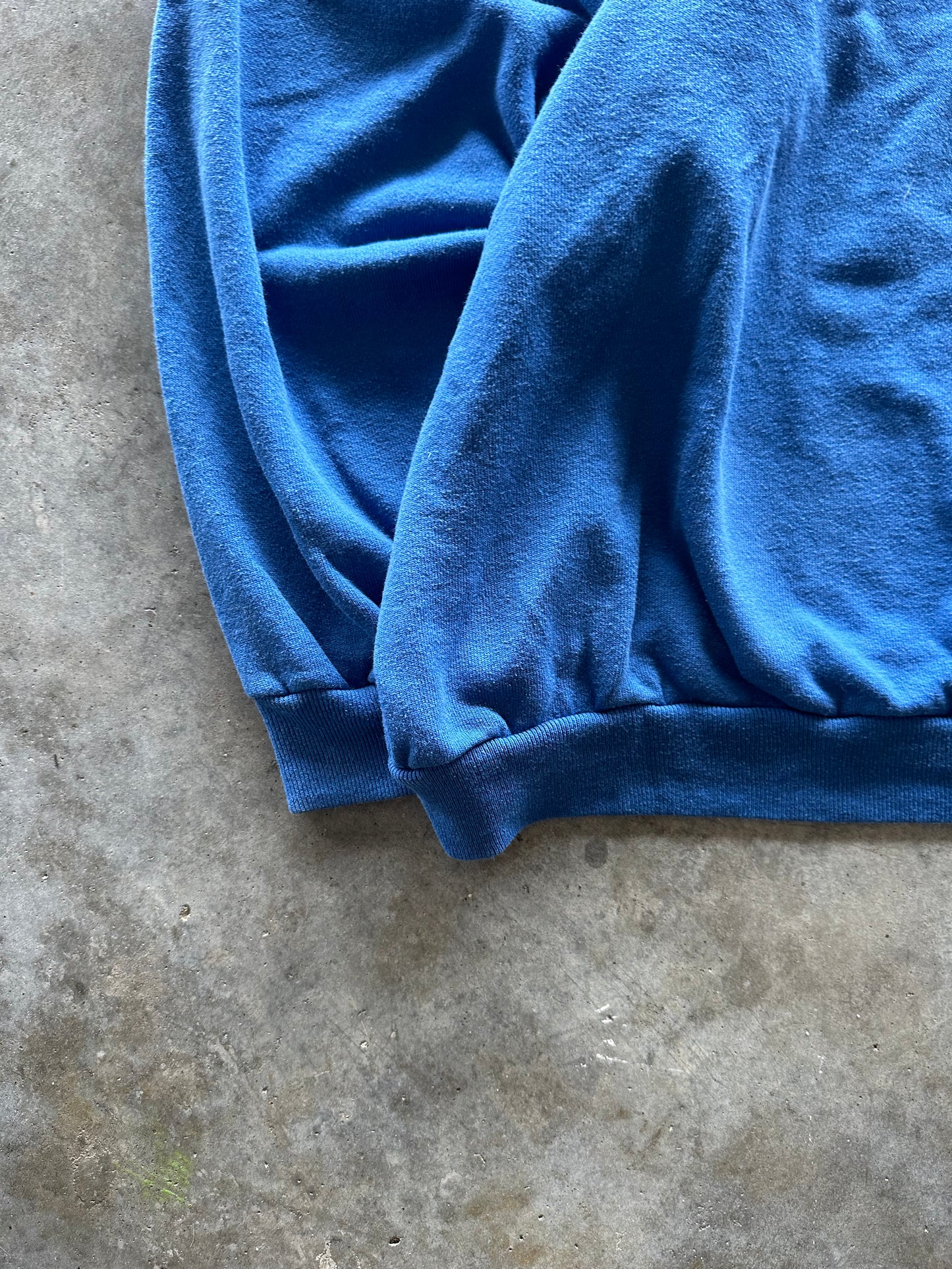 (XXXL) Vintage Fruit Of The Loom Blue Sweatshirt