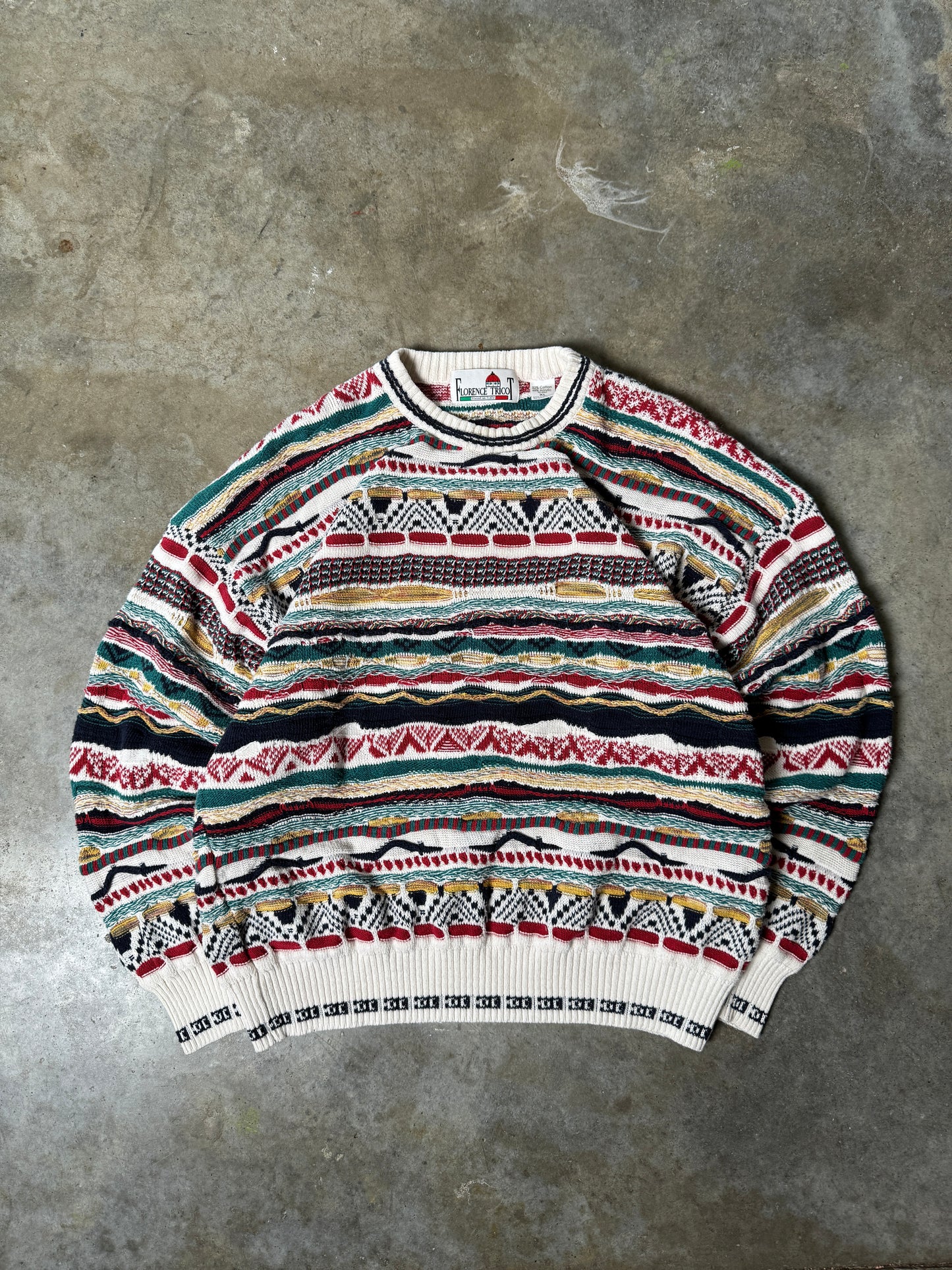 (XL) Vintage Coogi-Like Sweater