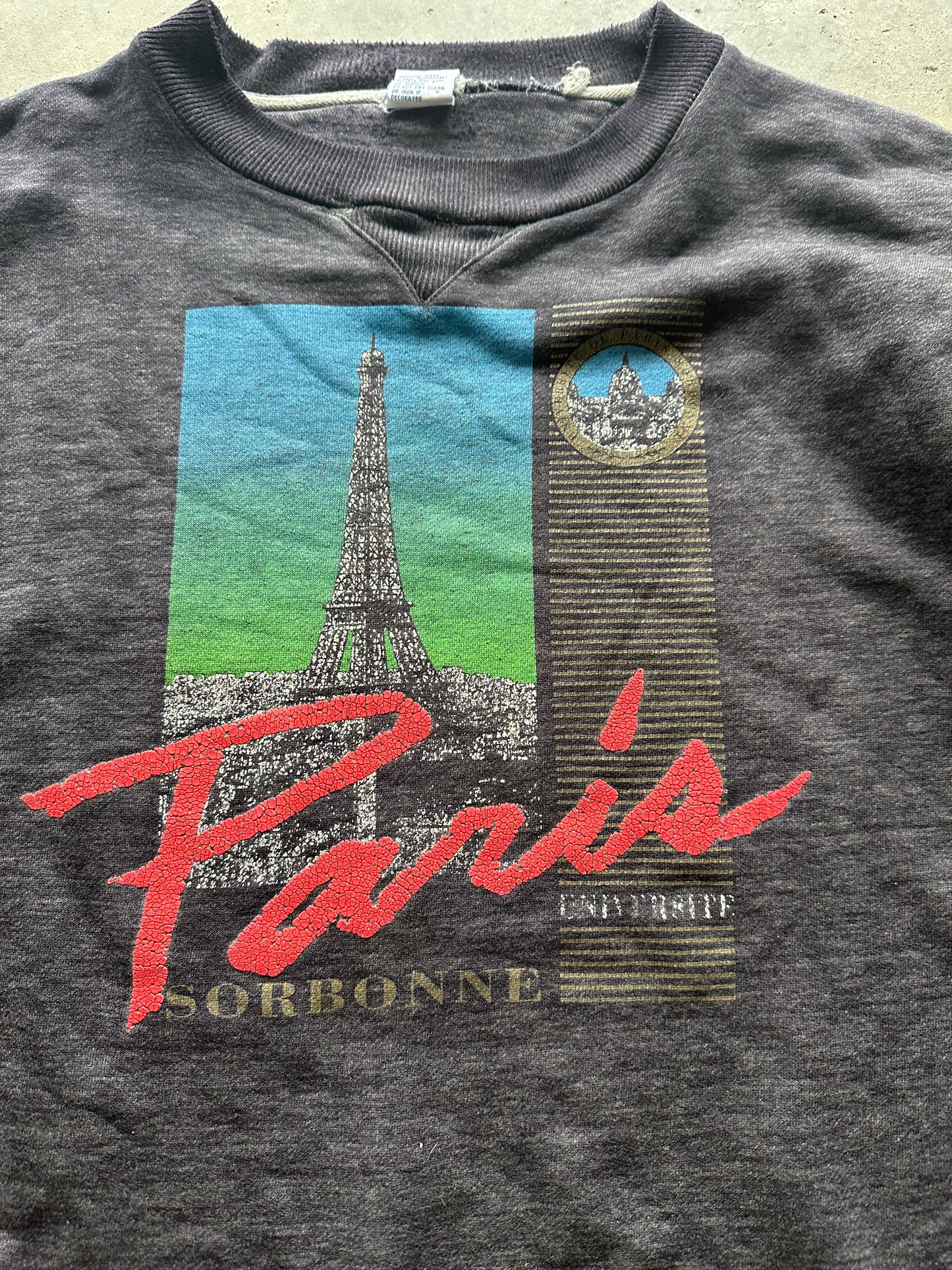 (XL) Vintage Paris Sweatshirt