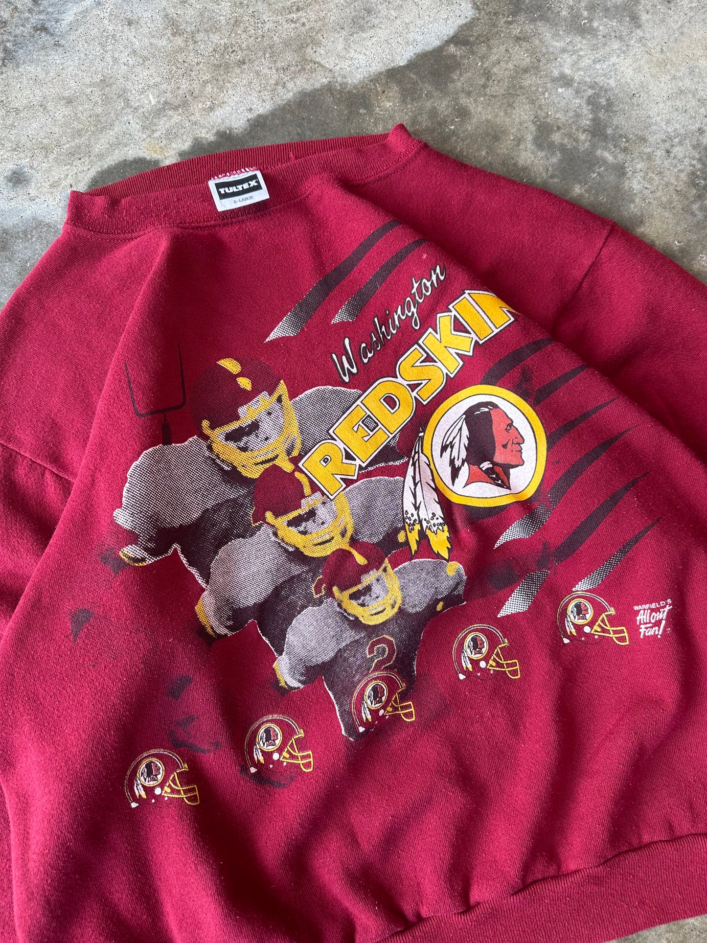 (XL) Vintage Washington Redskins Sweatshirt