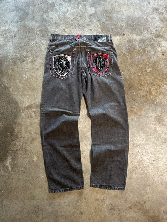 (38 x 36) South Pole Dark Wash Jeans