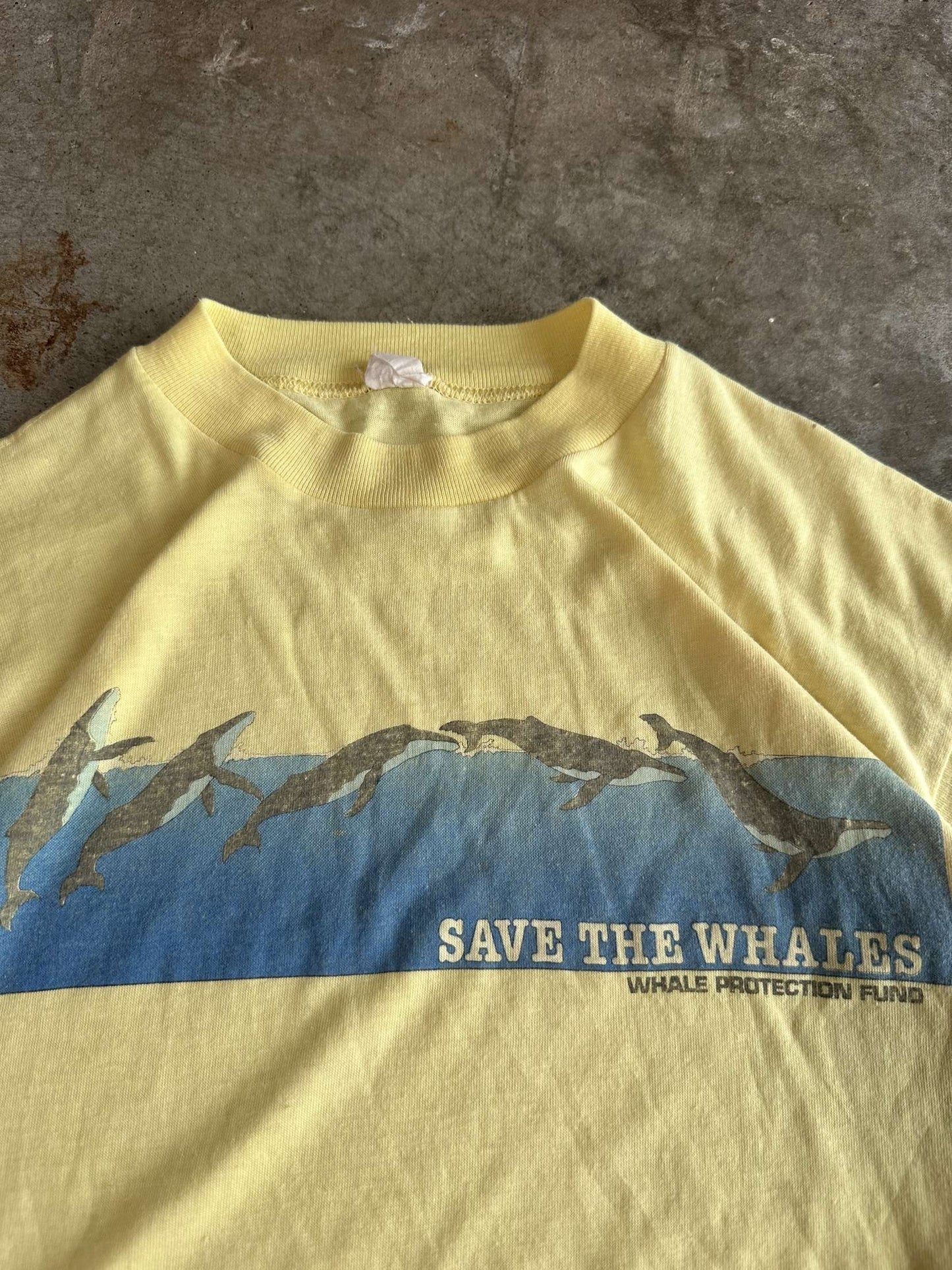 (L) Vintage 'Save the Whales' Tee