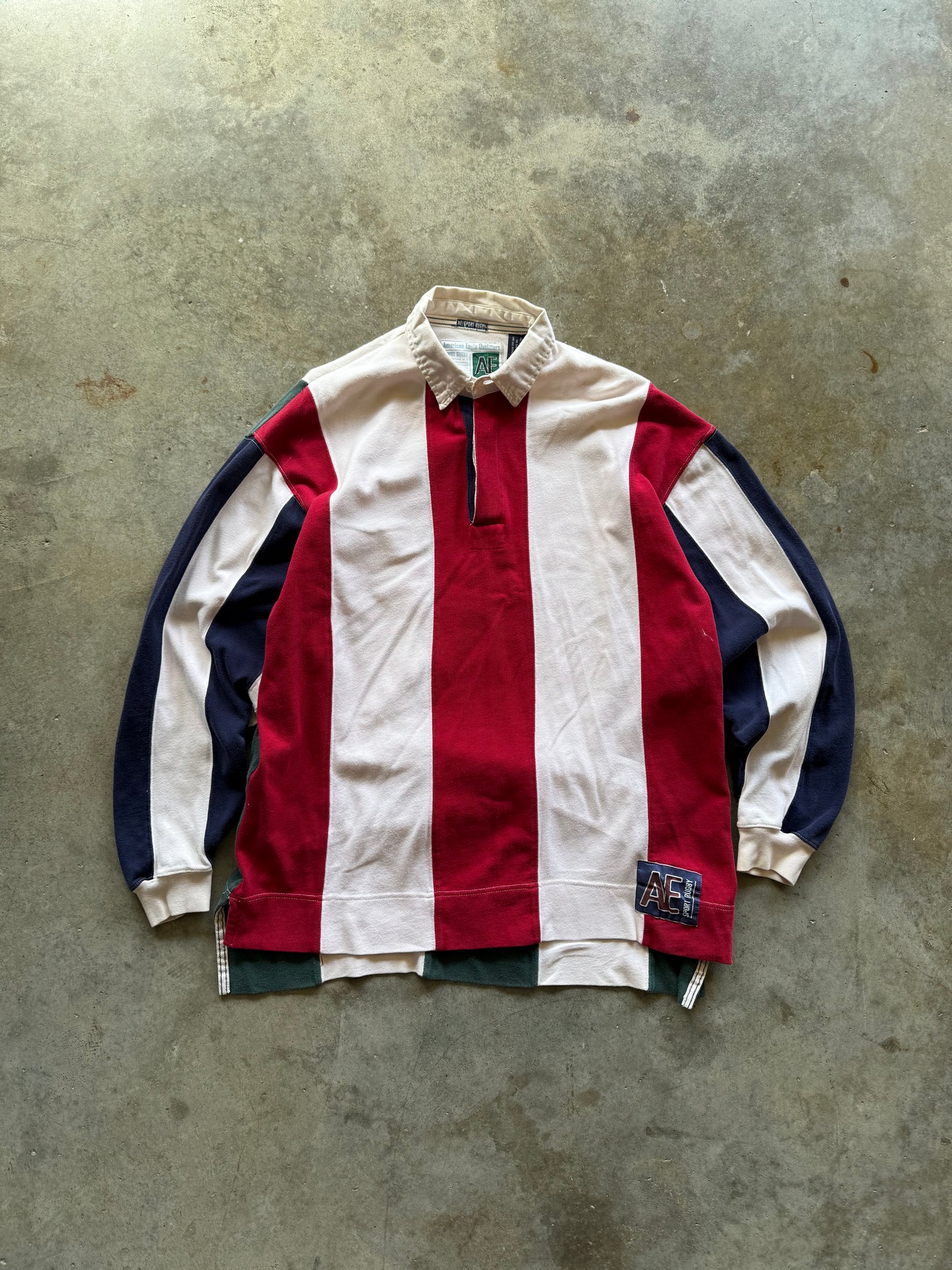 (L) 00s AE Polo Longsleeve