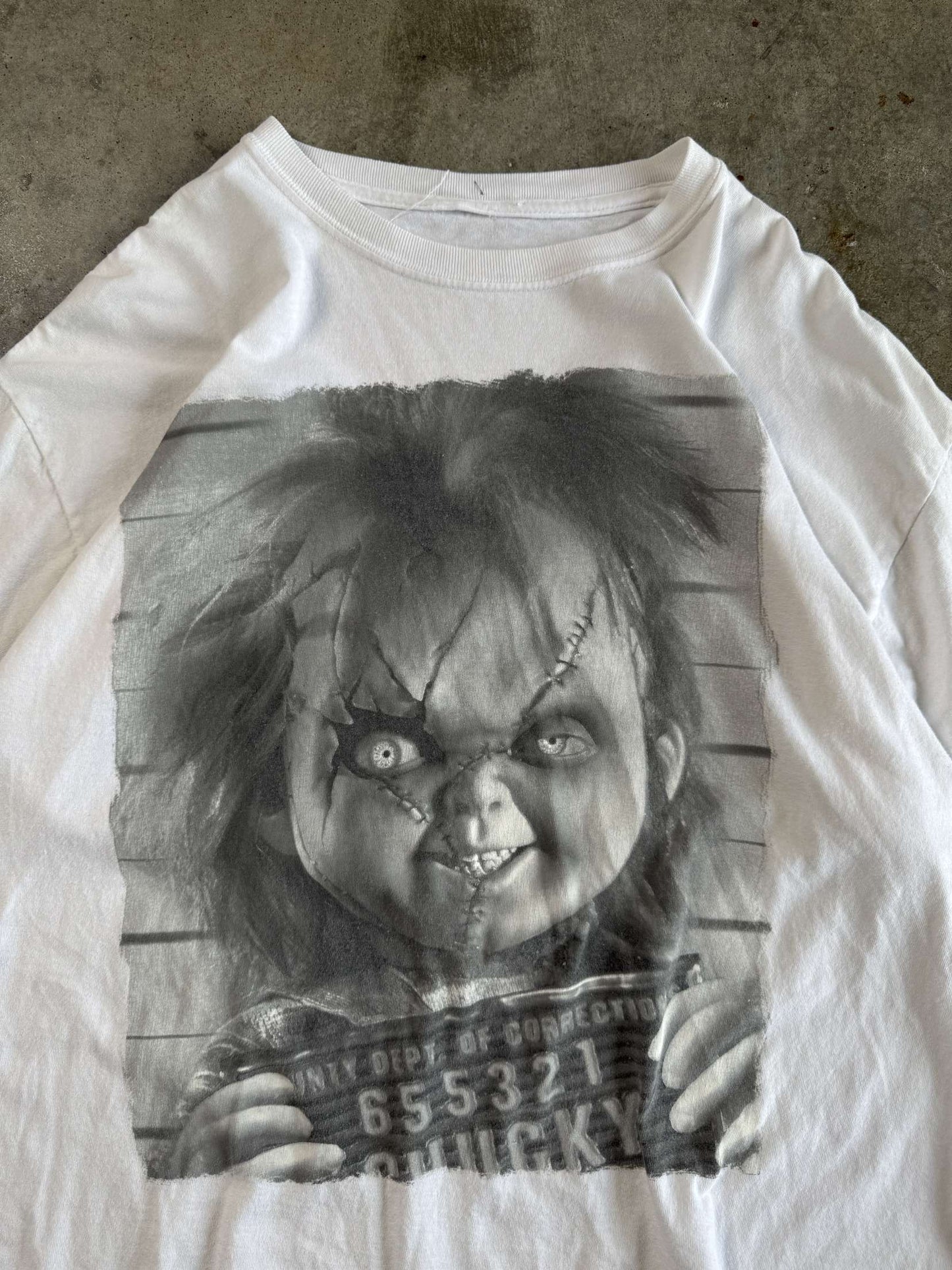 (XL) 00s Chucky Mugshot Tee