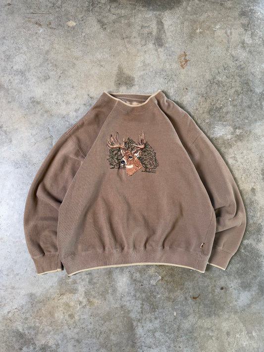 (XXL) Vintage Deer Sweatshirt