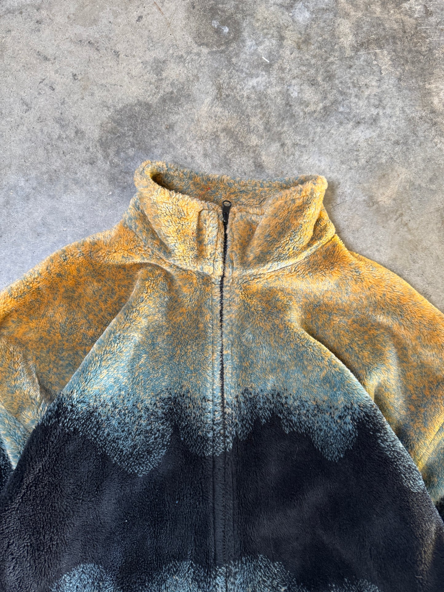 (XXL) Vintage Horse Fleece Zip-Up