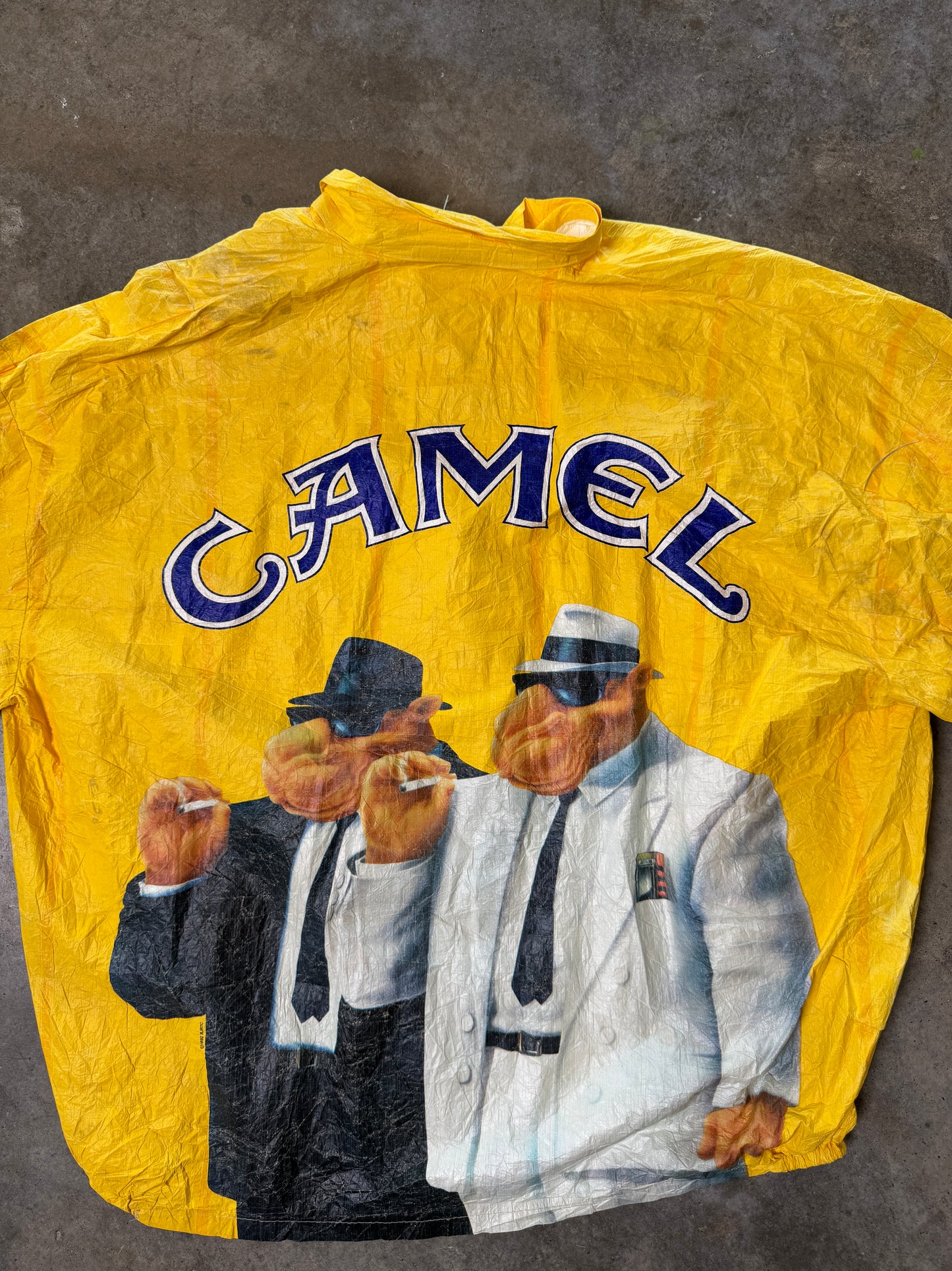 (XL) Vintage Camel Zip-Up Jacket