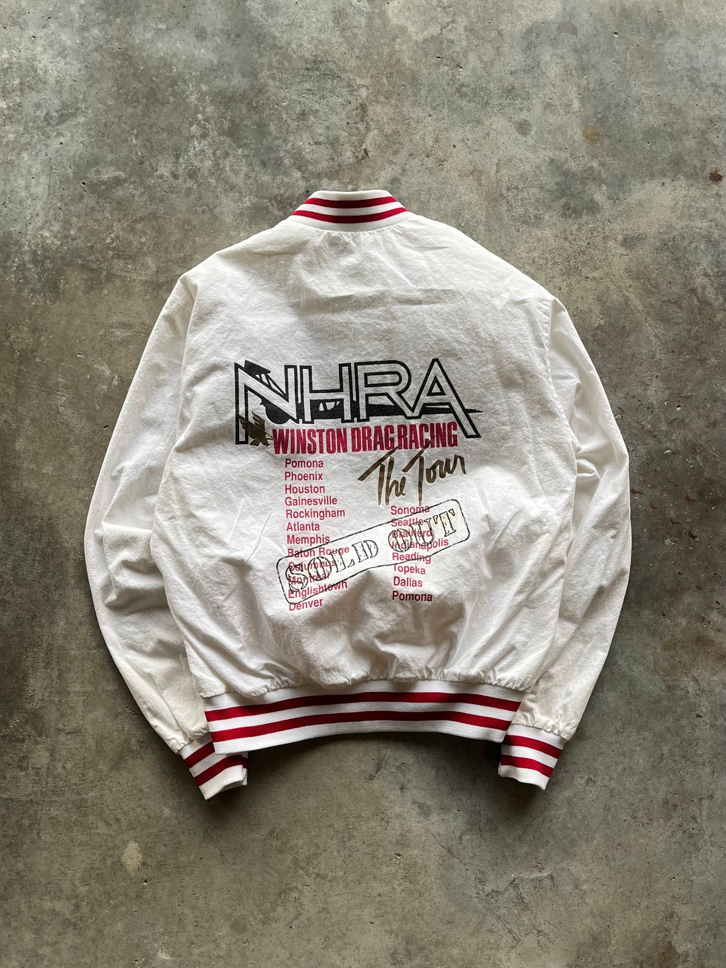 (M) Vintage NHRA Jacket