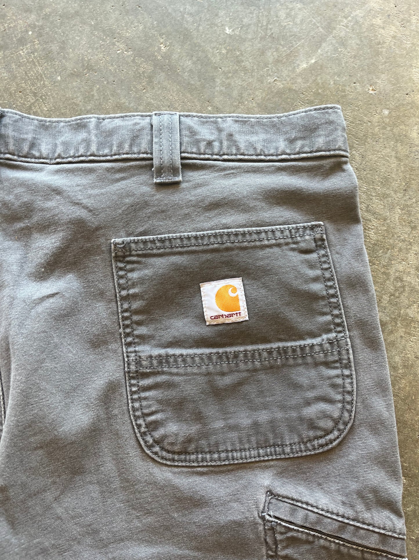 (40) Grey Carhartt Relaxed Fit Shorts