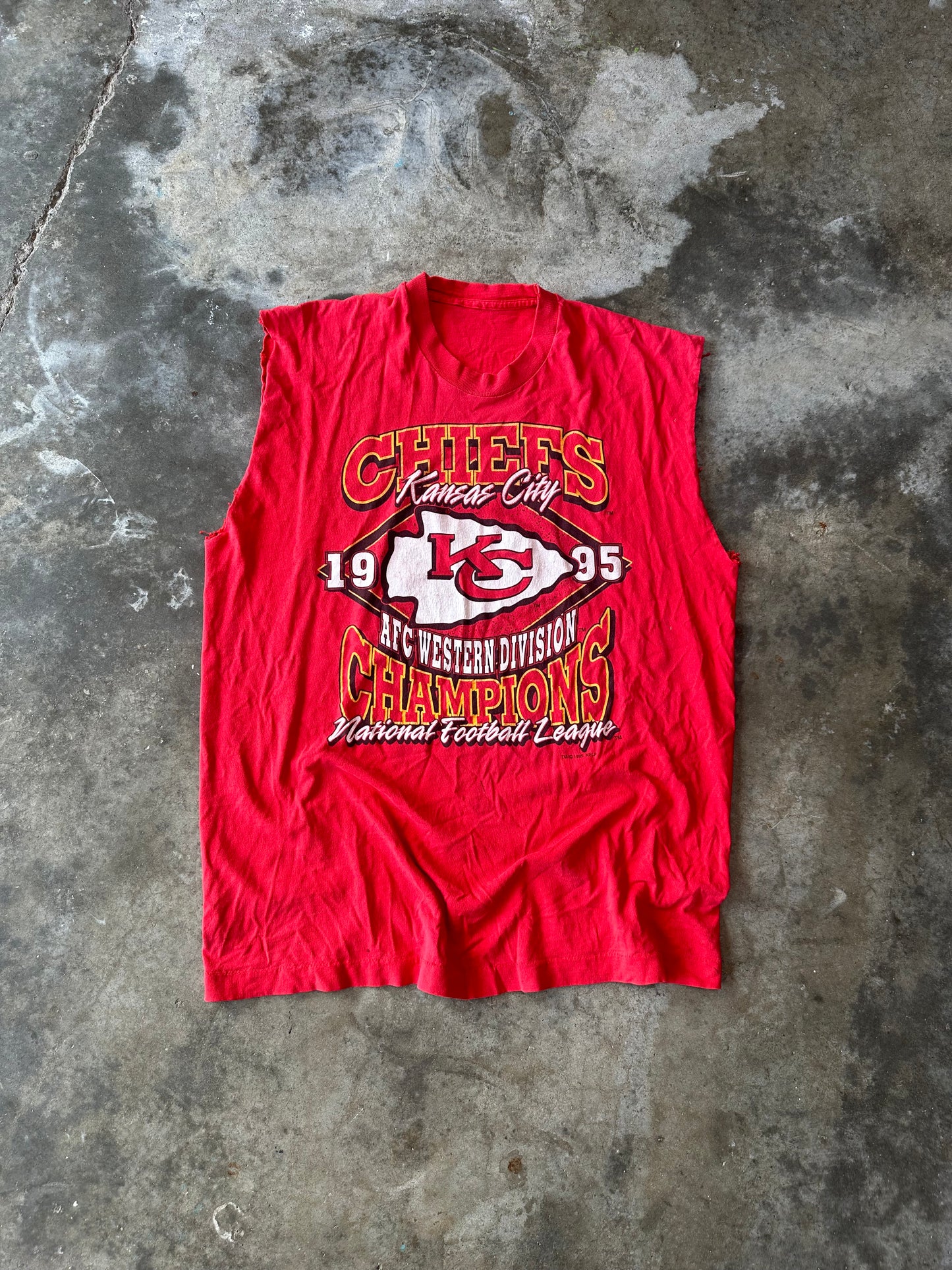 (XL) 1995 Chiefs Sleeveless Tee