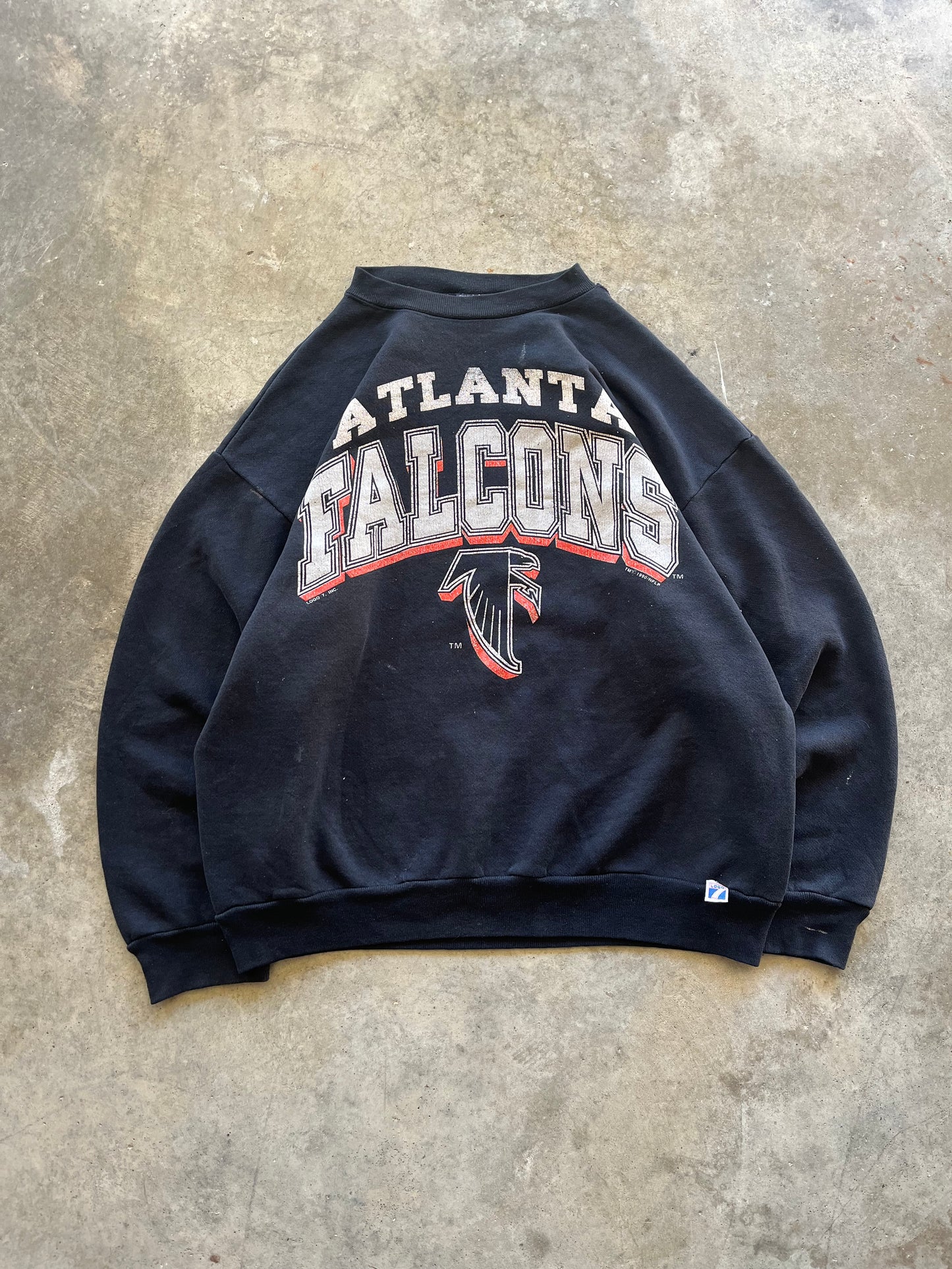 (L) Vintage Falcons Sweatshirt